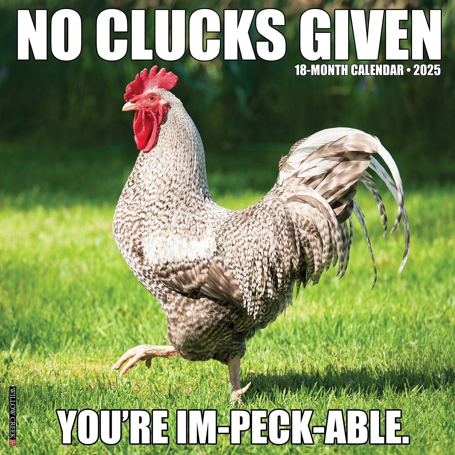 2025 No Clucks Given - Square Wall Calendar (US Only)