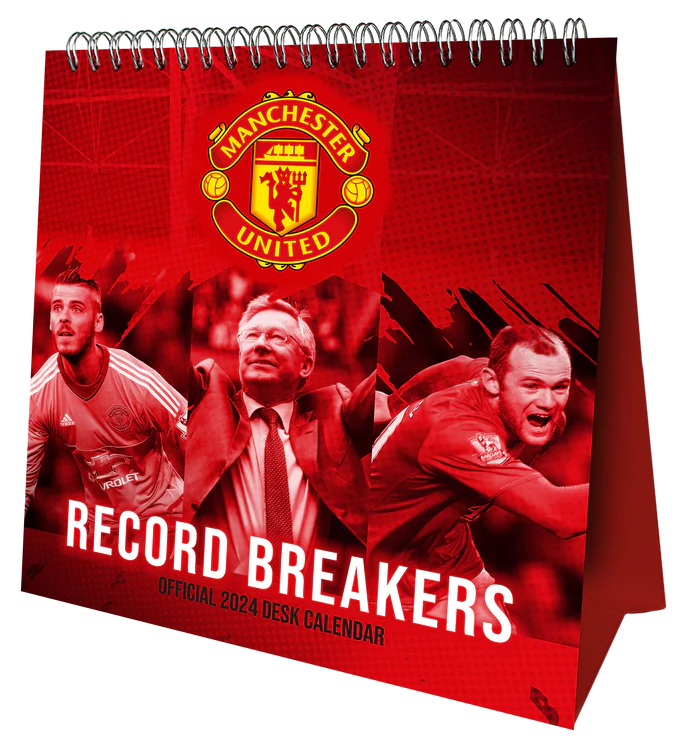 2024 Manchester United FC - Desk Easel Calendar