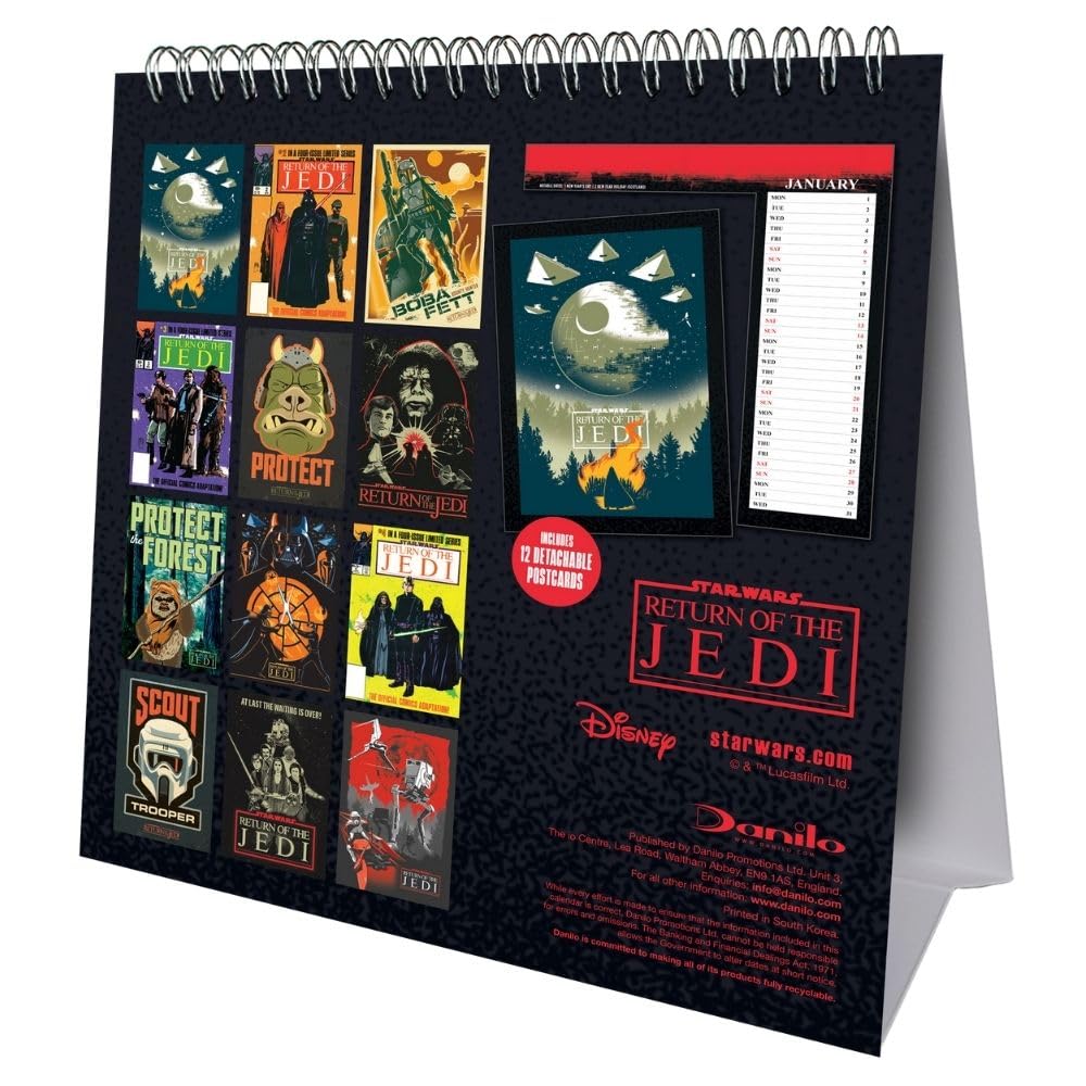 2024 Star Wars Postcard - Desk Easel Calendar  SOLD OUT