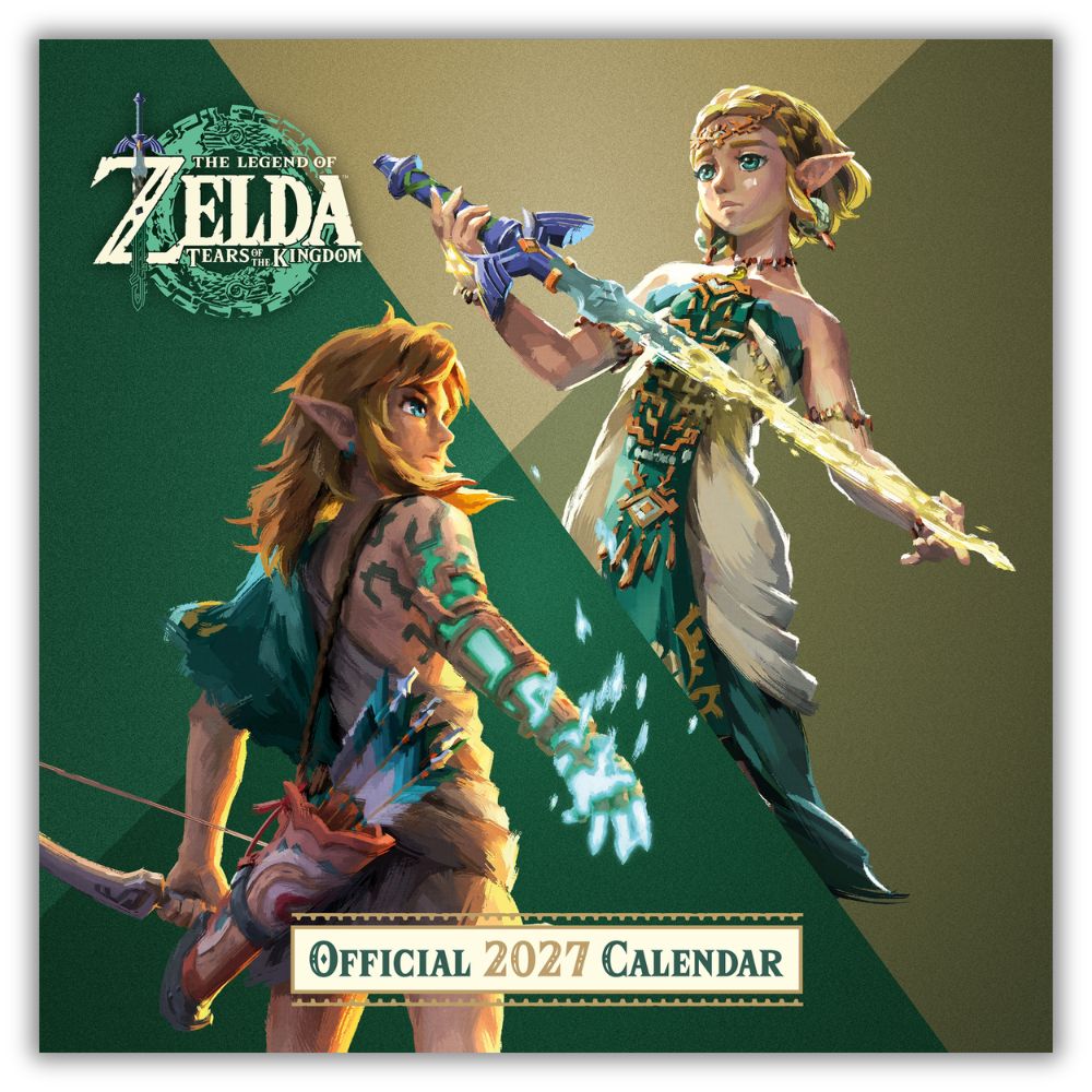 2027 The Legend Of Zelda - Square Wall Calendar - cover