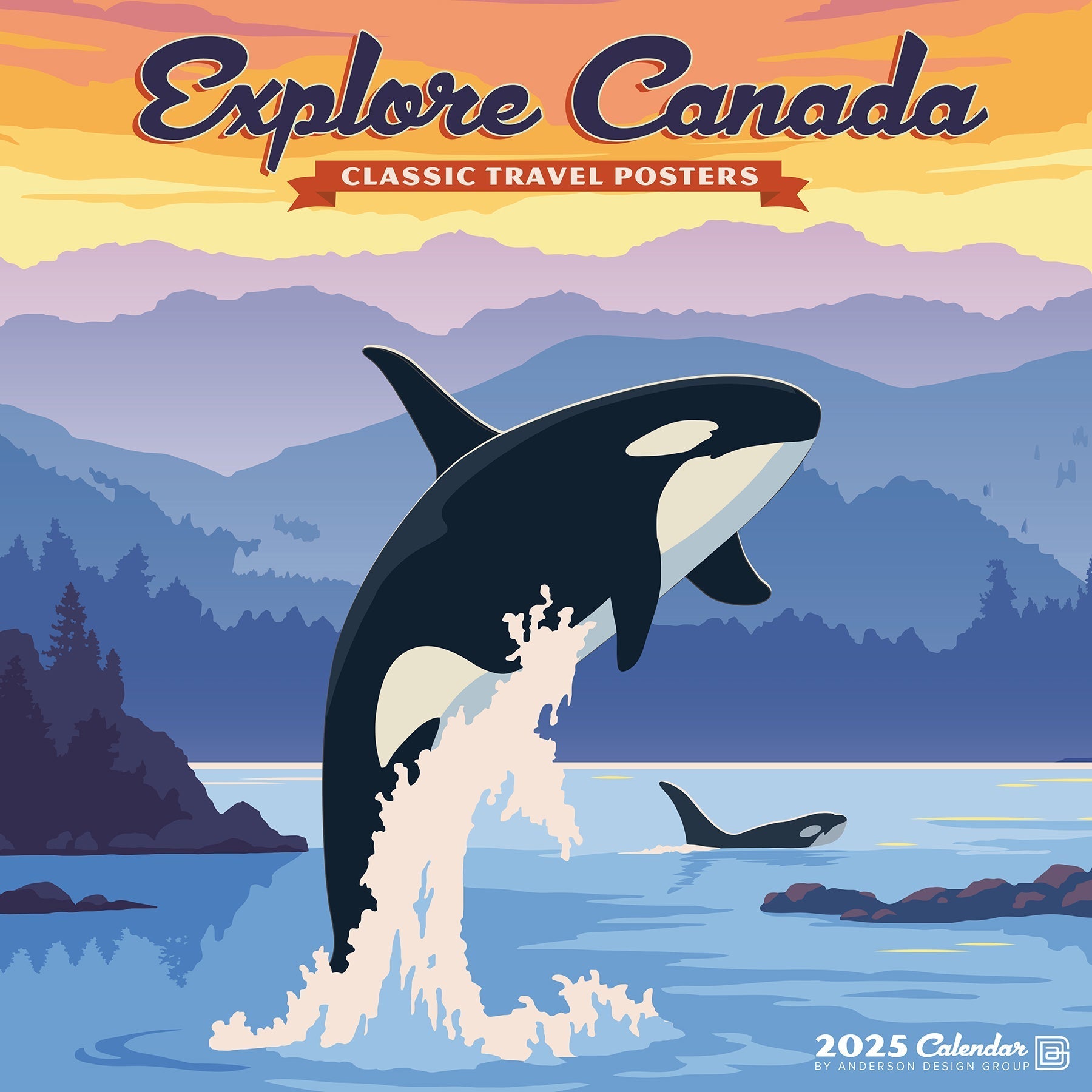 2025 Explore Canada (ADG) - Square Wall Calendar (US Only)