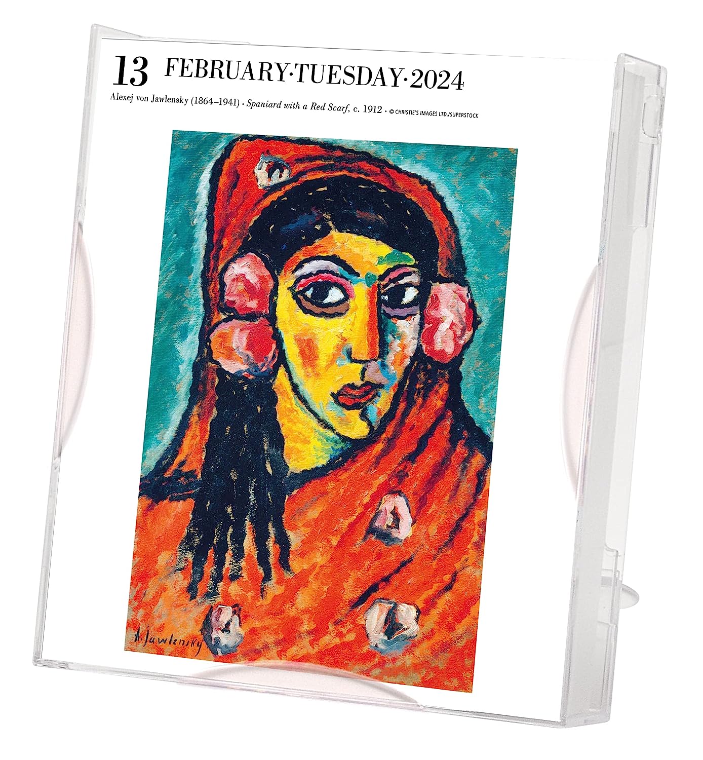 2024 Art Gallery - Daily Boxed Page-A-Day Calendar