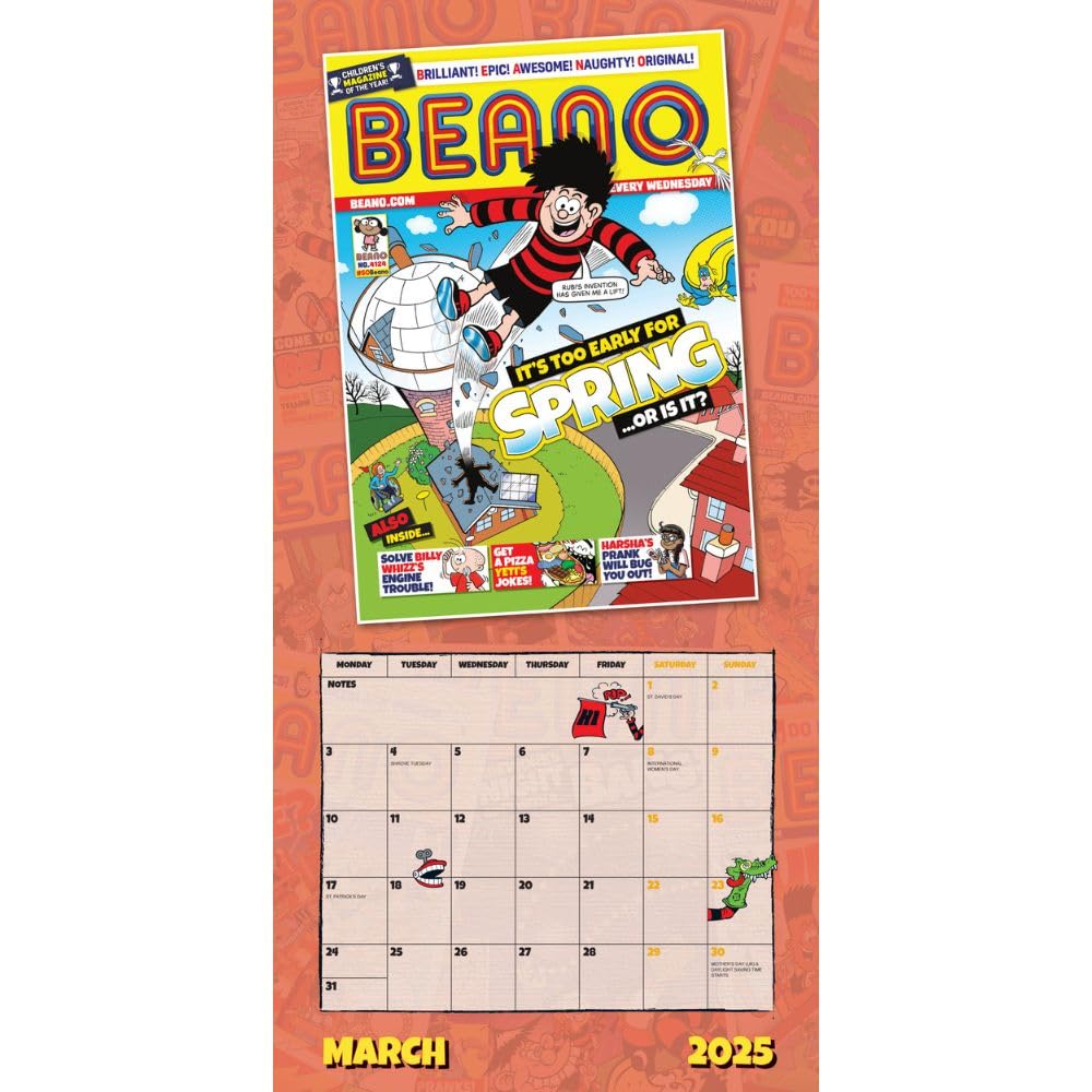 2025 Beano Classic - Square Wall Calendar