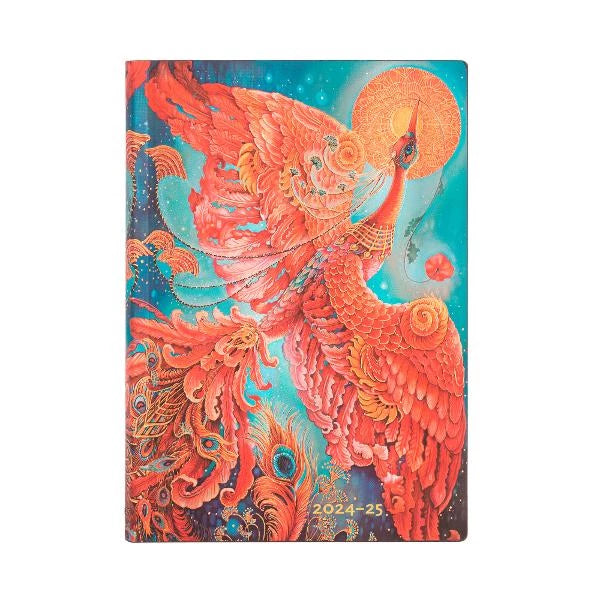 2024-2025 Firebird Horizontal 18-month Hardcover - Monthly & Weekly Diary/Planner