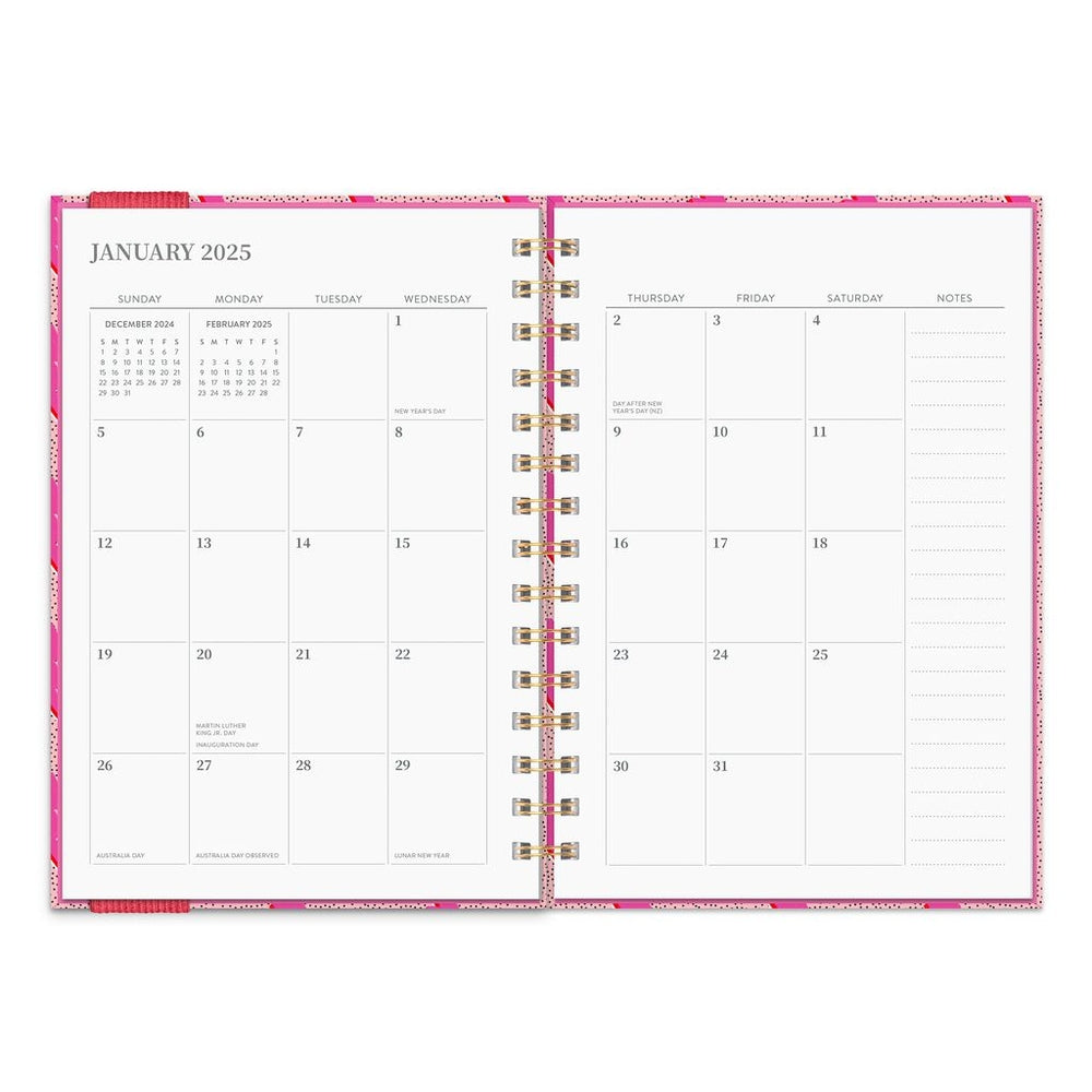 2025 Charged Up Oliver - Weekly & Monthly Diary/Planner