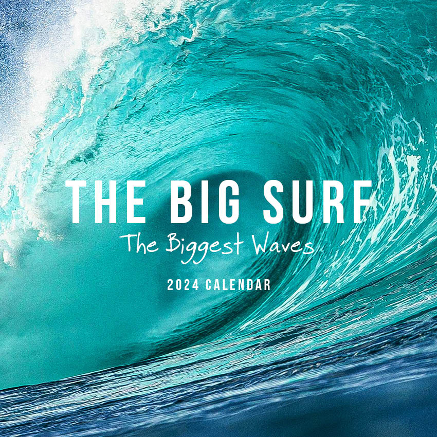 2024 The Big Surf- Biggest Waves - Square Wall Calendar