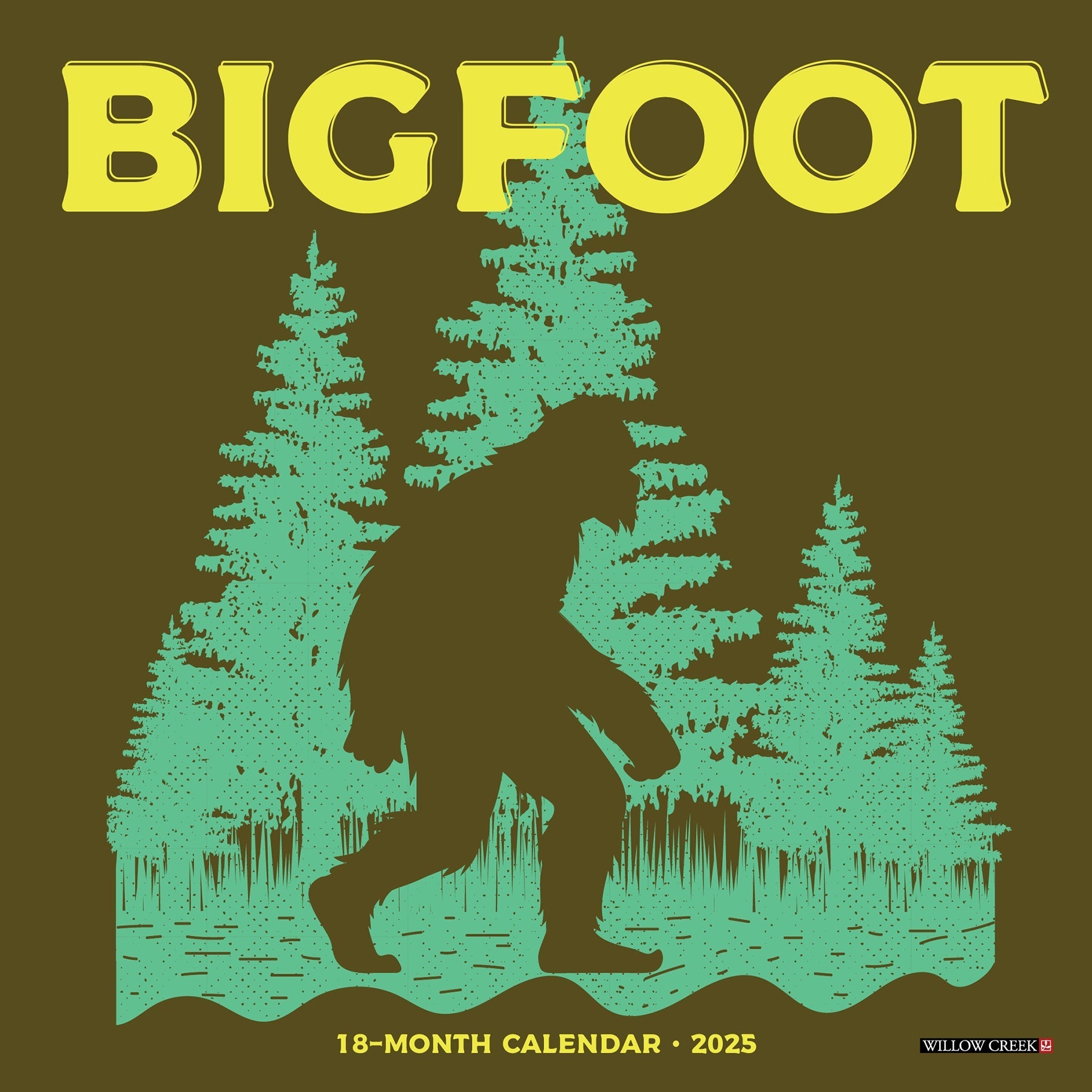 2025 Bigfoot - Mini Wall Calendar (US Only)