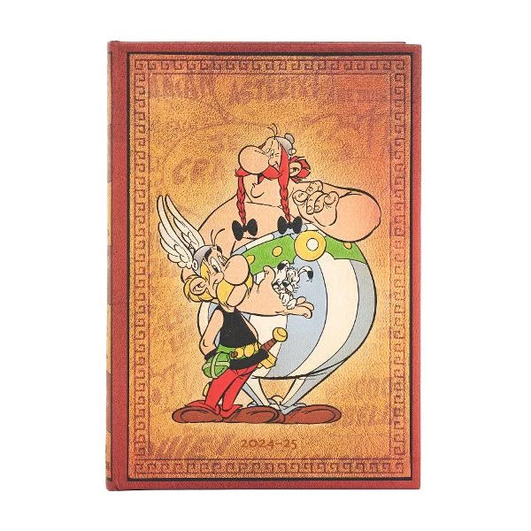 2024-2025 Asterix & Obelix Horizontal 18-month Hardcover - Monthly & Weekly Diary/Planner