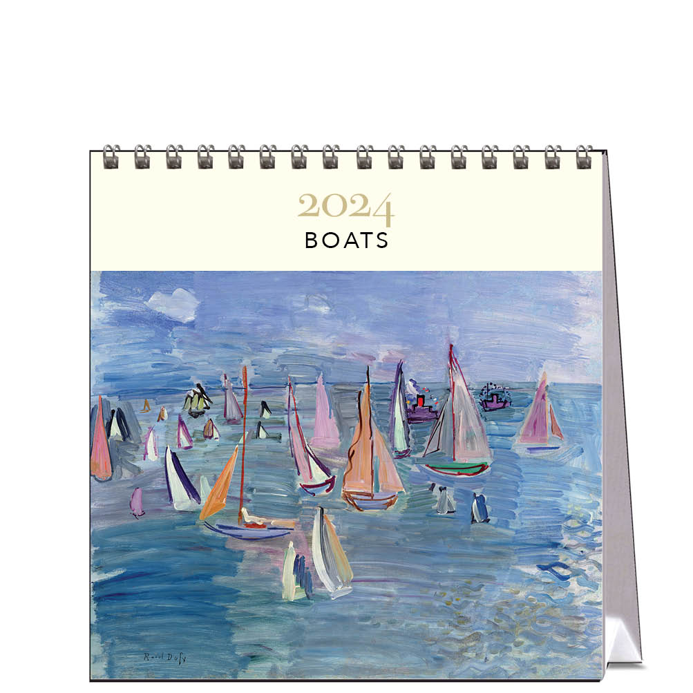2024 Boats - Desk Easel Calendar