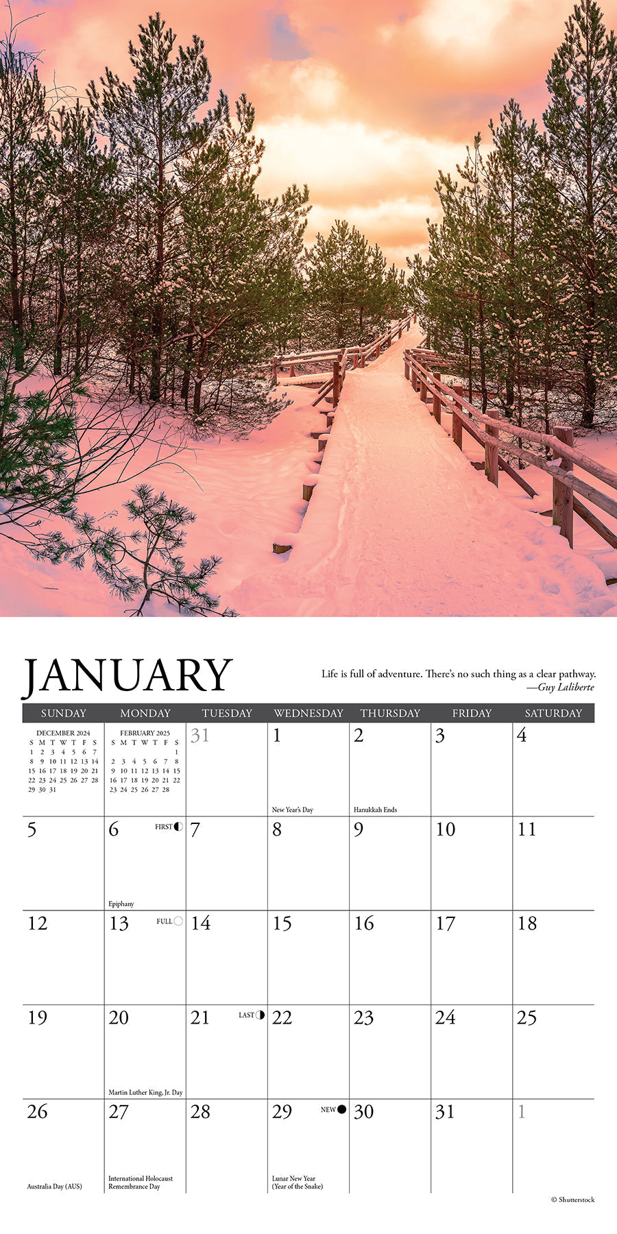 2025 Pathways - Mini Wall Calendar (US Only)