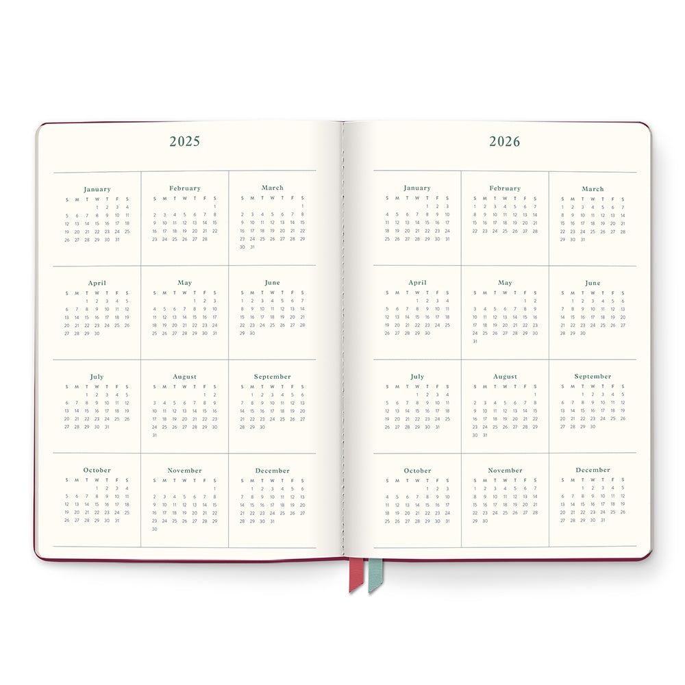2026 As If Argyle (Clara) - 17-Month Monthly & Weekly Diary/Planner