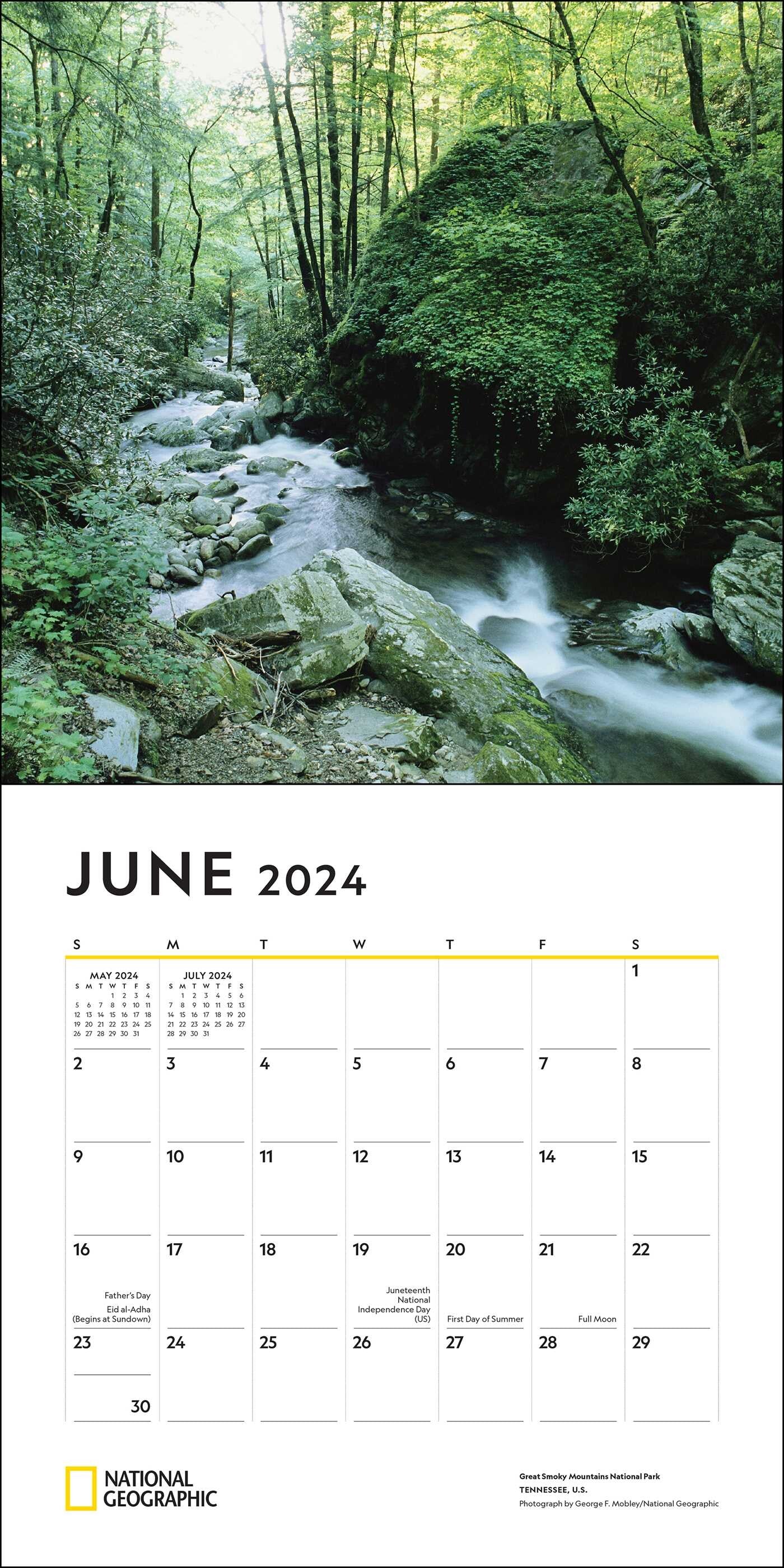 2024 National Parks: National Geographic - Square Wall Calendar  SOLD OUT