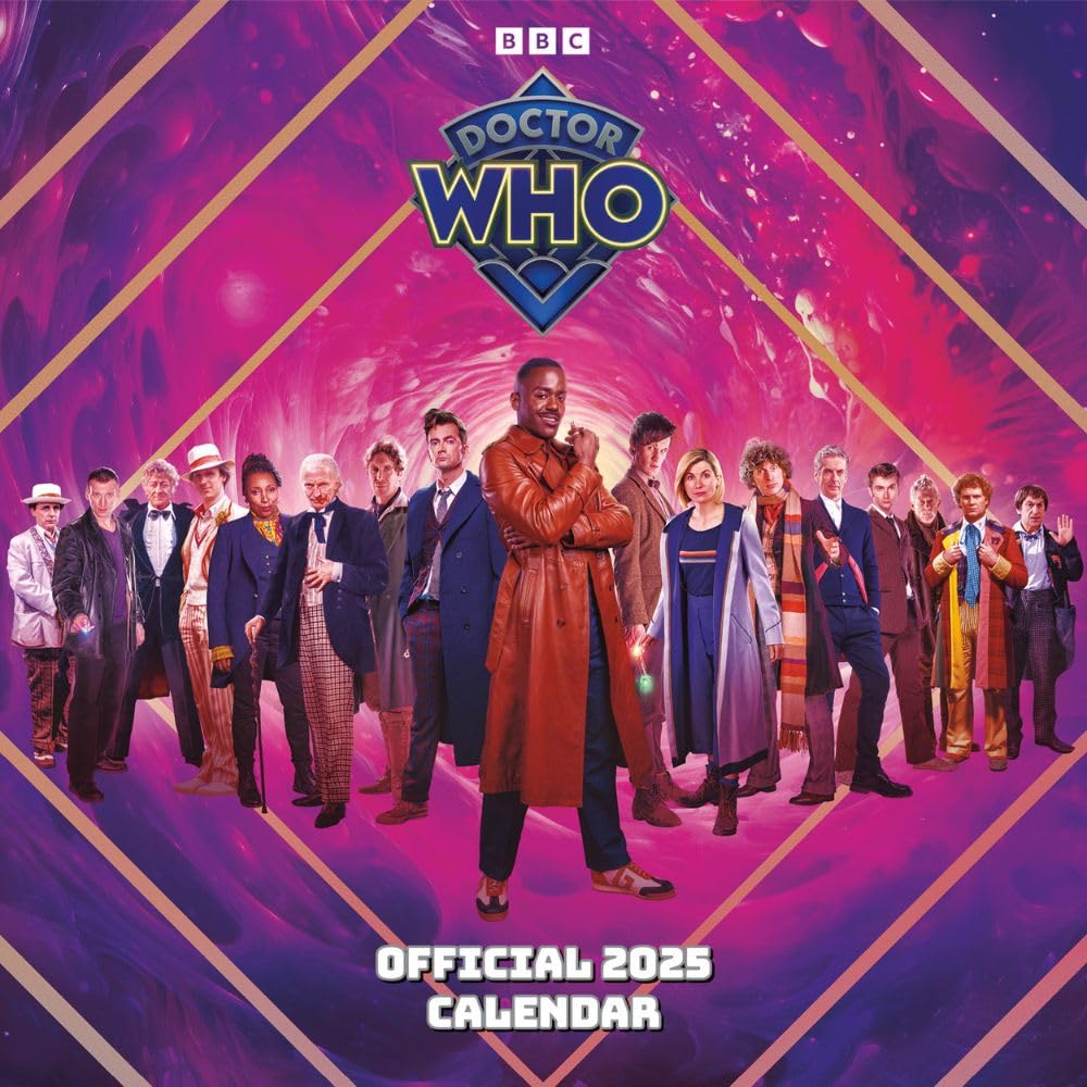 2025 Doctor Who Classic Edition - Square Wall Calendar