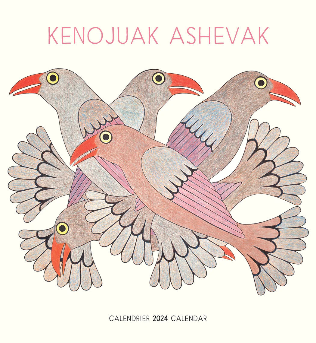 2024 Kenojuak Ashevak Calendrier - Square Wall Calendar  SOLD OUT