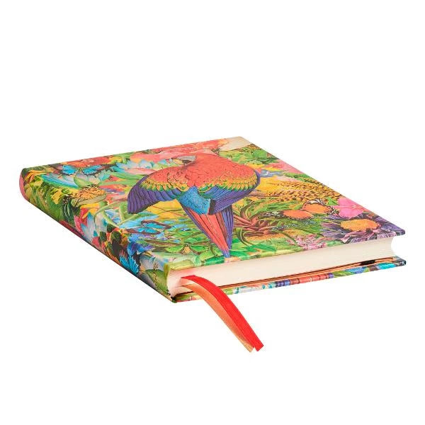 2024-2025 Tropical Garden Horizontal 18-month Hardcover - Monthly & Weekly Diary/Planner