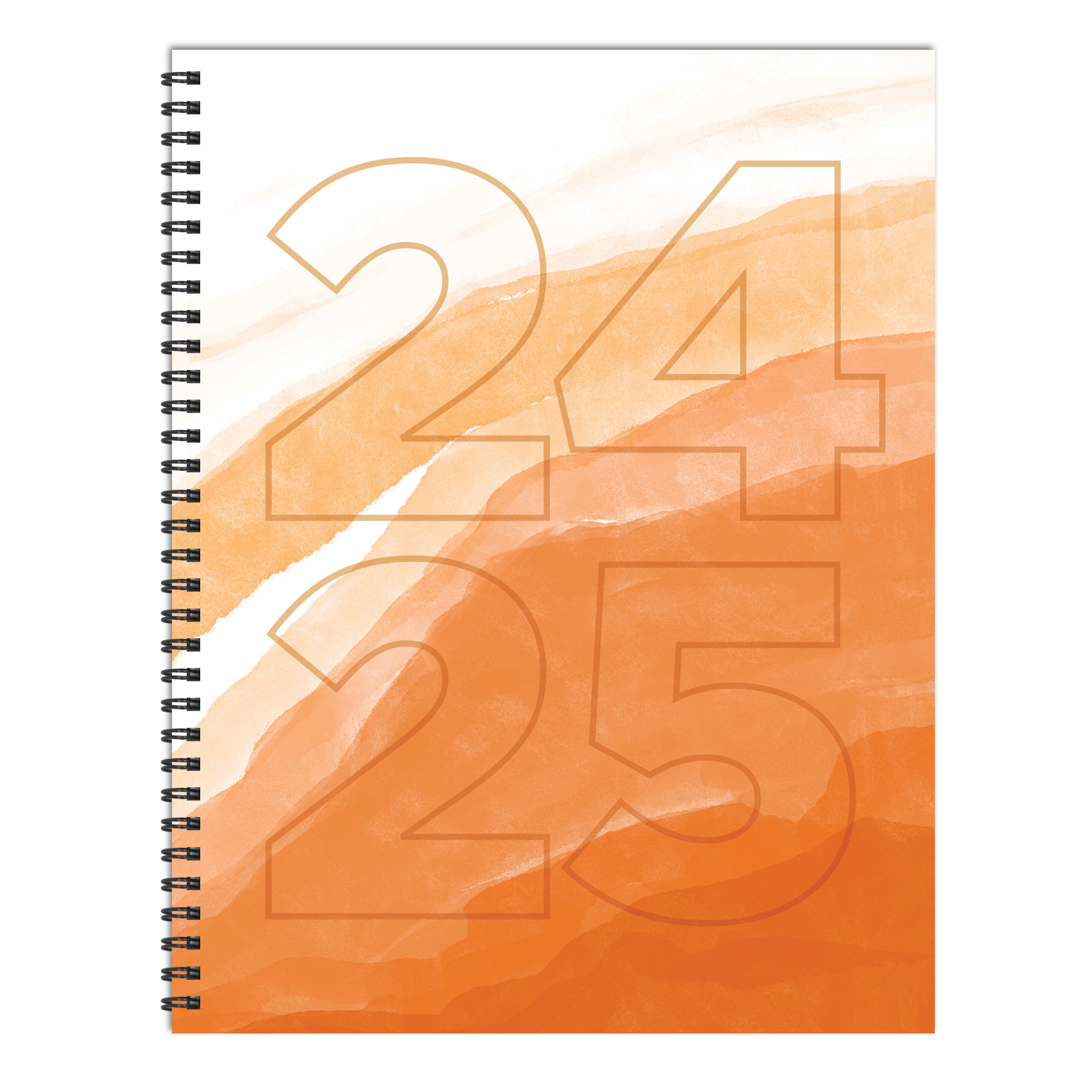 July 2024 - June 2025 Lava Wave - Large Weekly & Monthly Academic Year Diary/Planner