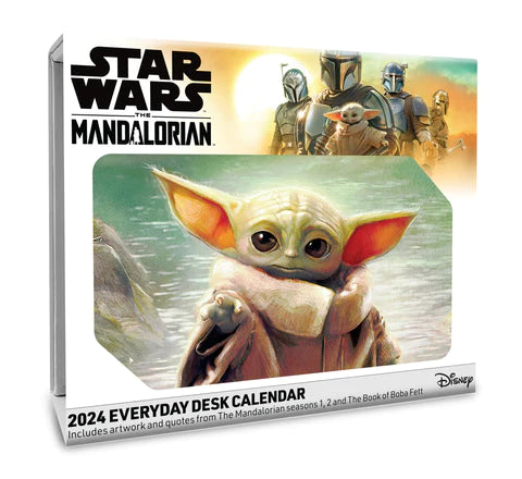 2024 Star Wars The Mandalorian - Daily Boxed Page-A-Day Calendar  SOLD OUT