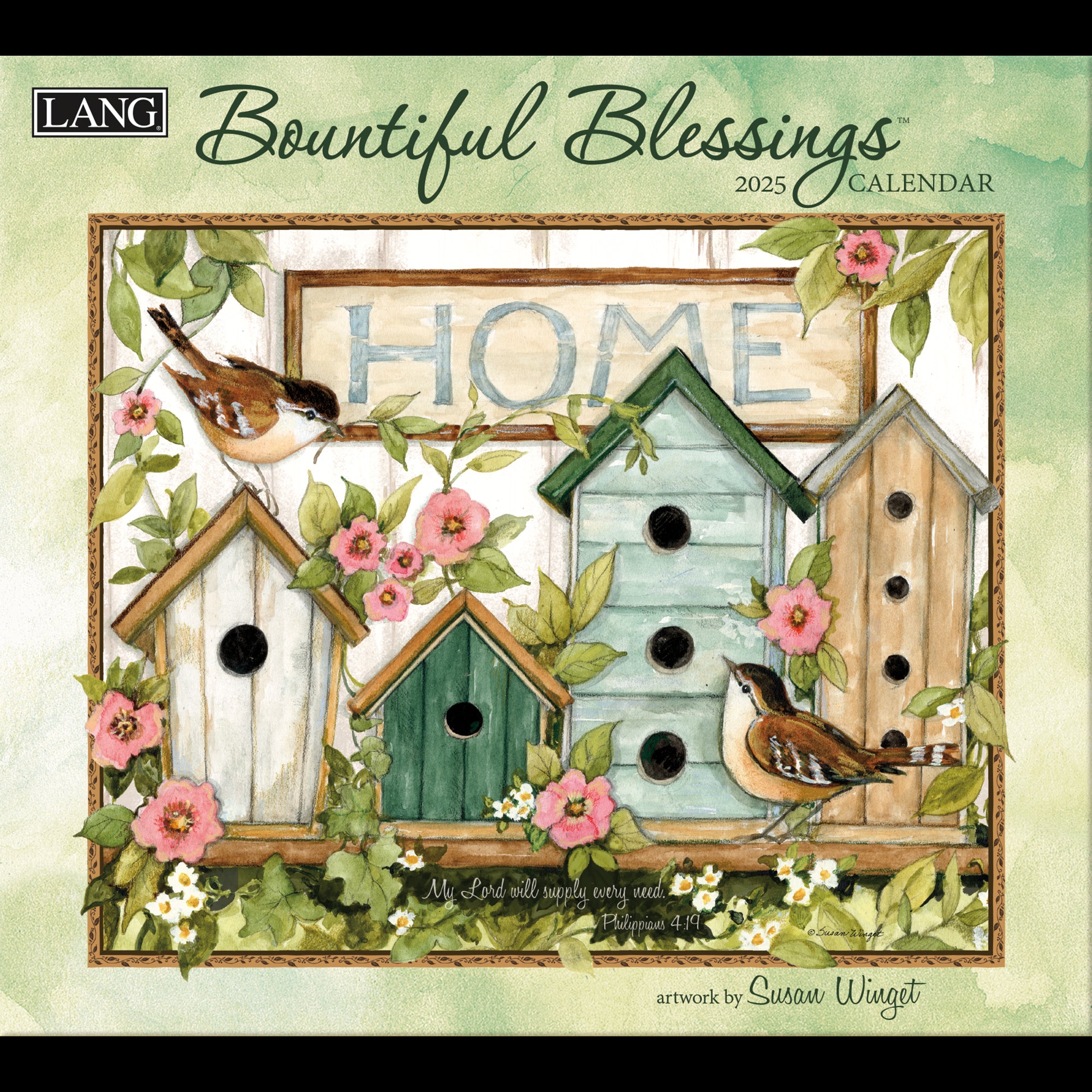 2025 LANG Bountiful Blessings By Susan Winget  - Deluxe Wall Calendar