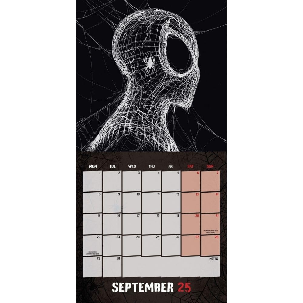 2025 Spider-Man - Square Wall Calendar