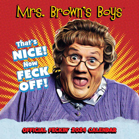 2024 Mrs Brown's Boys - Square Wall Calendar  SOLD OUT