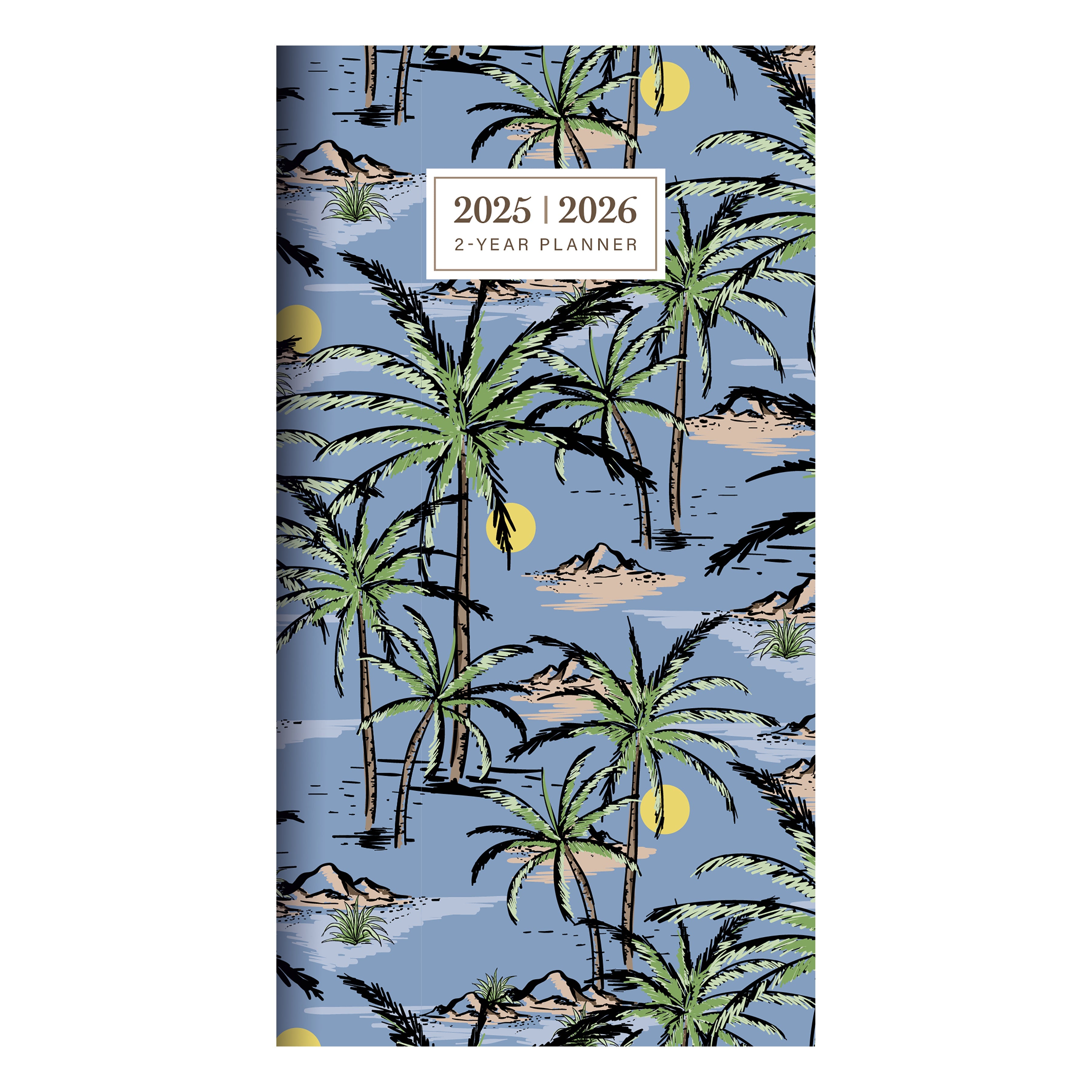 2025-2026 Aloha Palms - Small Monthly Pocket Diary/Planner