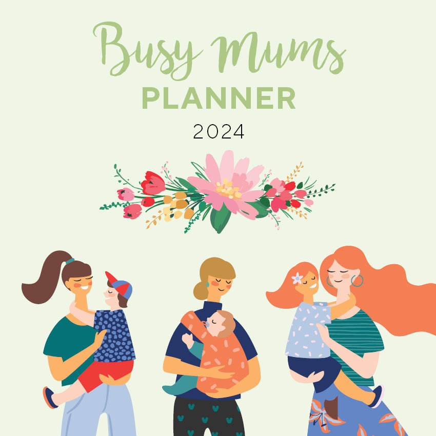 2024 Busy Mums Planner - Square Wall Calendar