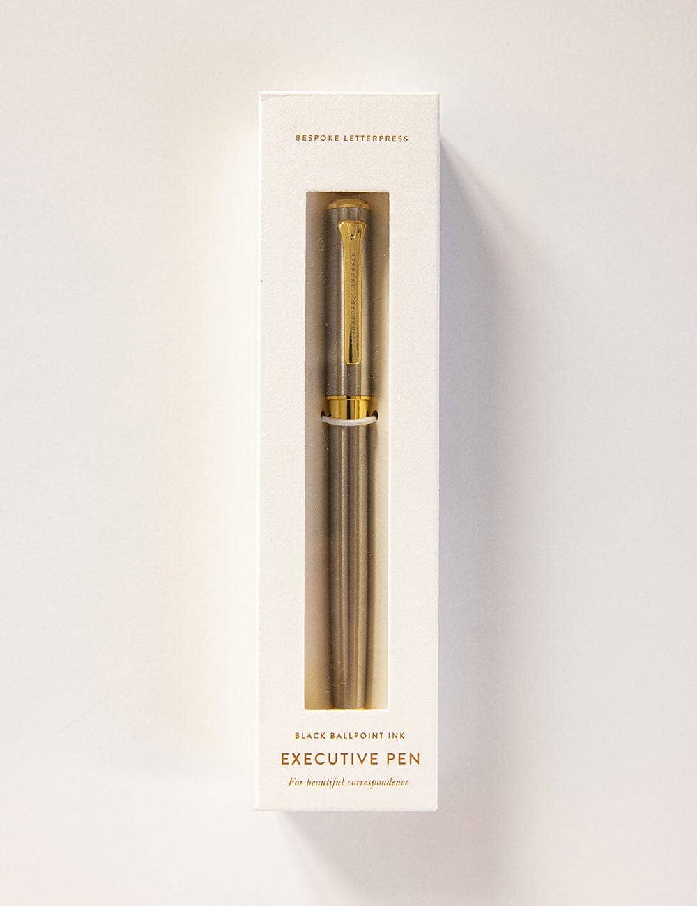 Silver Executive Gel Ink Pen (Boxed)
