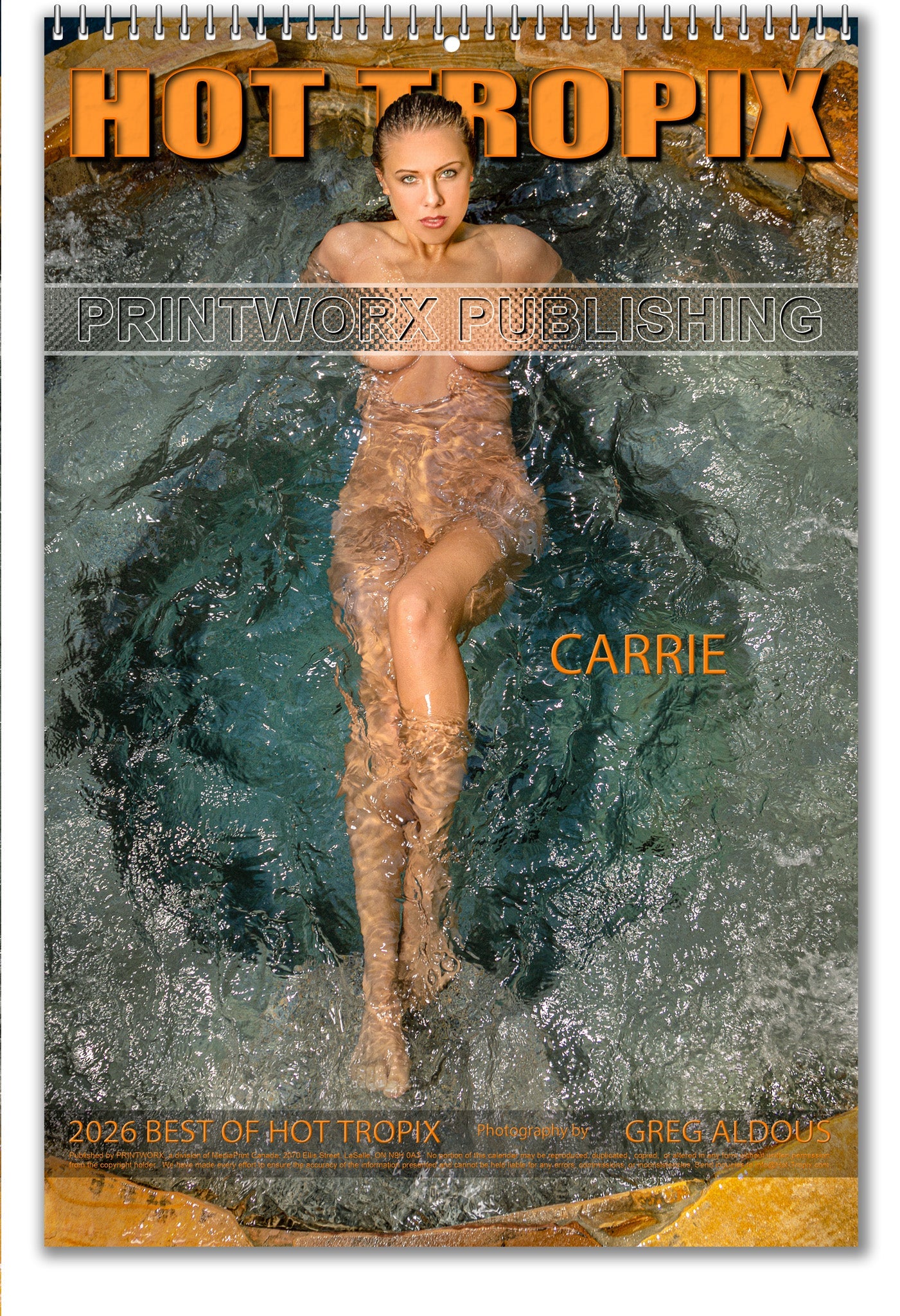 2026 Best Of Hot Tropix (Nude) - A3 Wall Nude Calendar