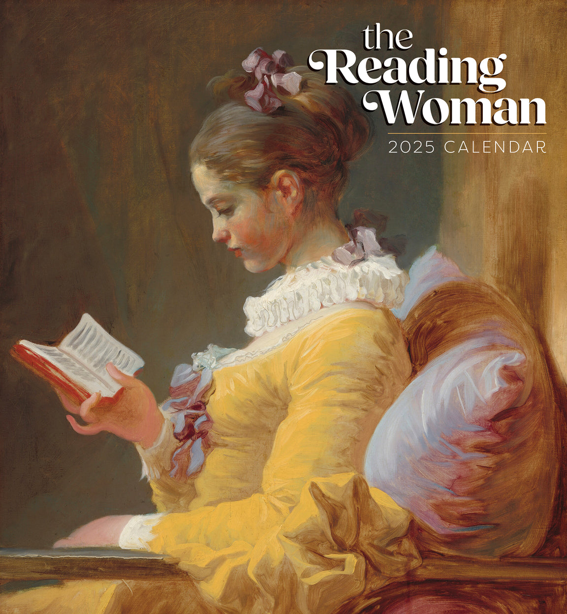 2025 The Reading Woman - Square Wall Calendar
