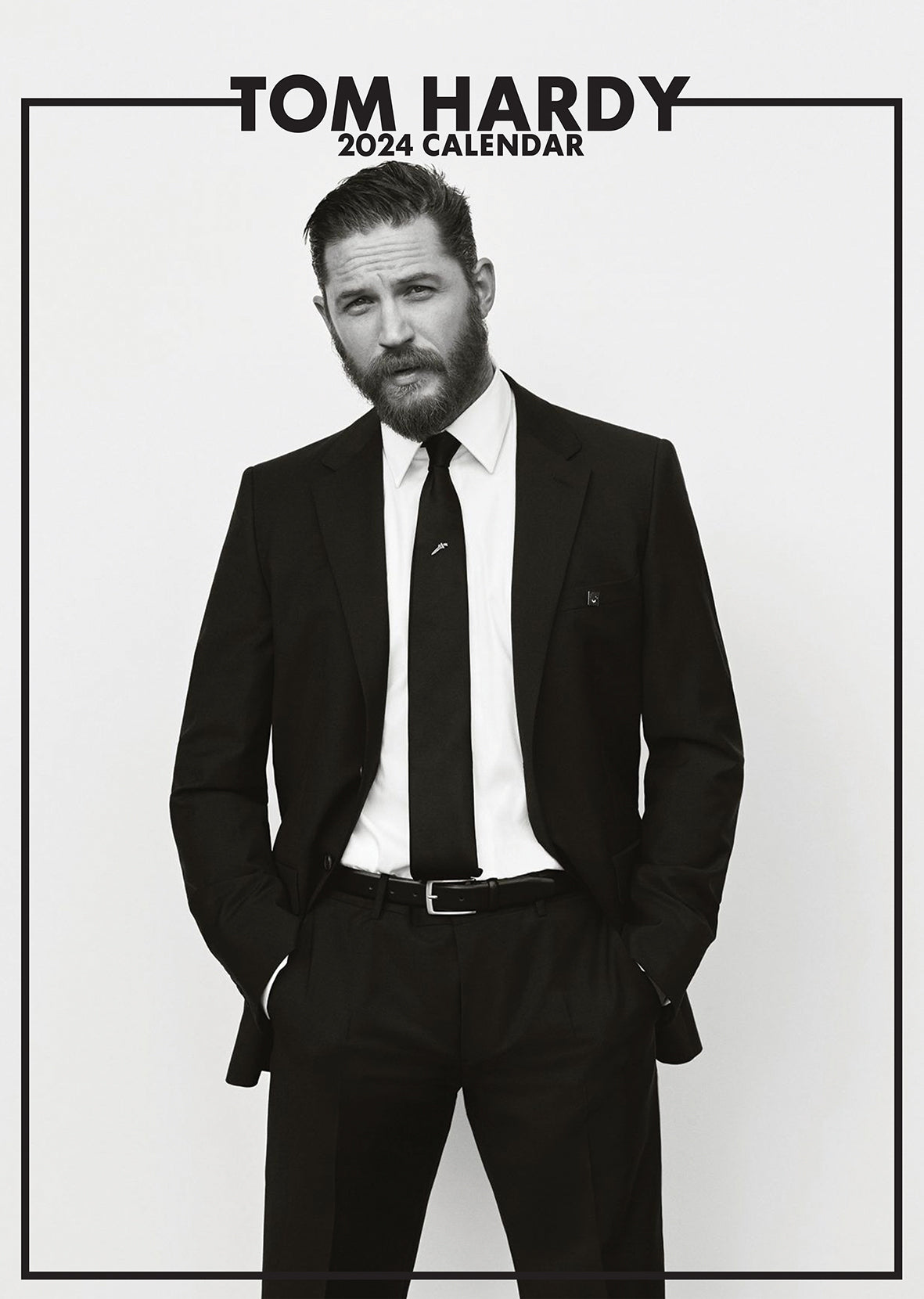 2024 Tom Hardy A3 Wall Calendar