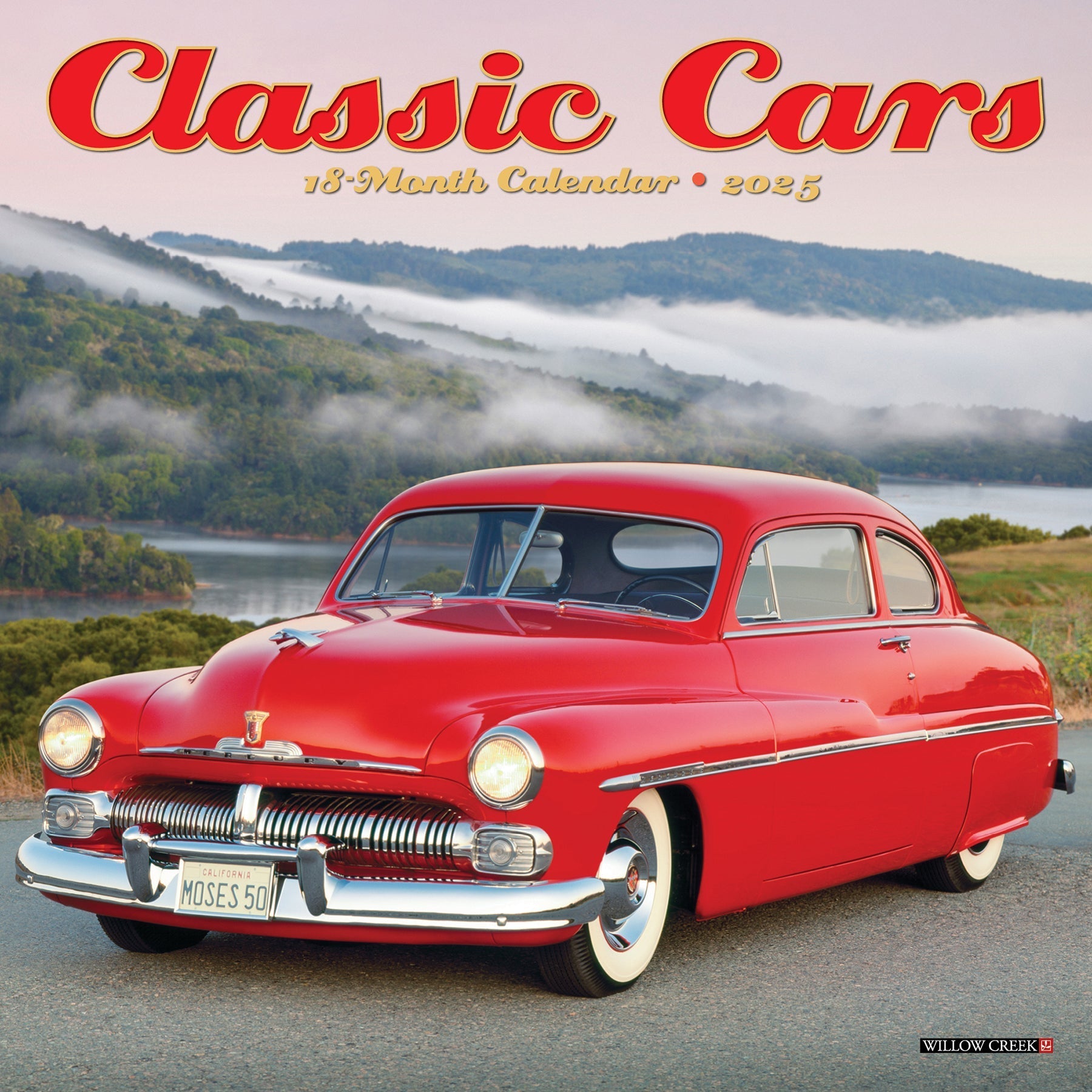 2025 Classic Cars - Mini Wall Calendar (US Only)