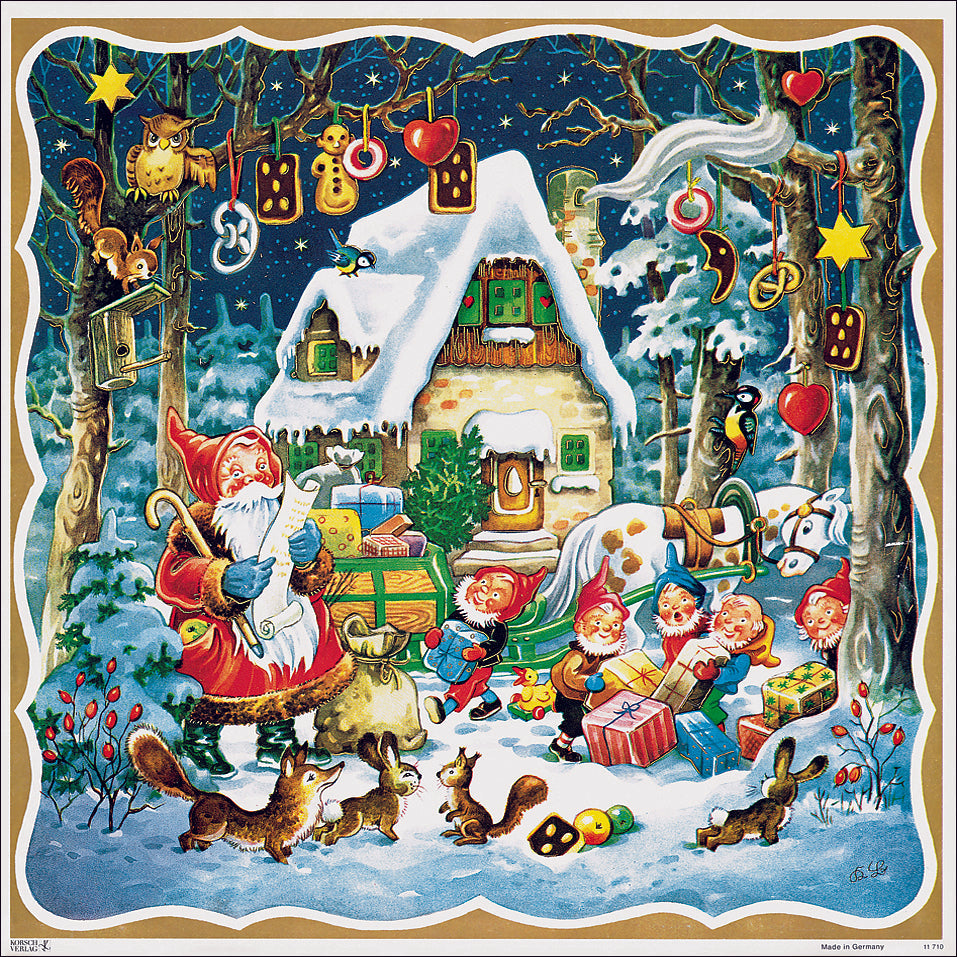 Forest House - Poster Advent Calendar