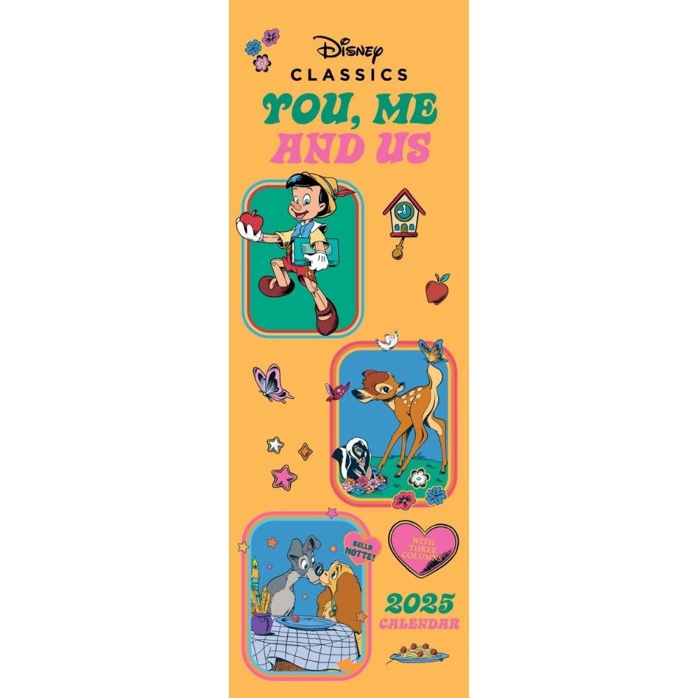 2025 Disney You, Me And Us - Slim Wall Calendar