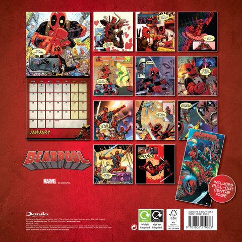 2024 Deadpool - Square Wall Calendar  SOLD OUT