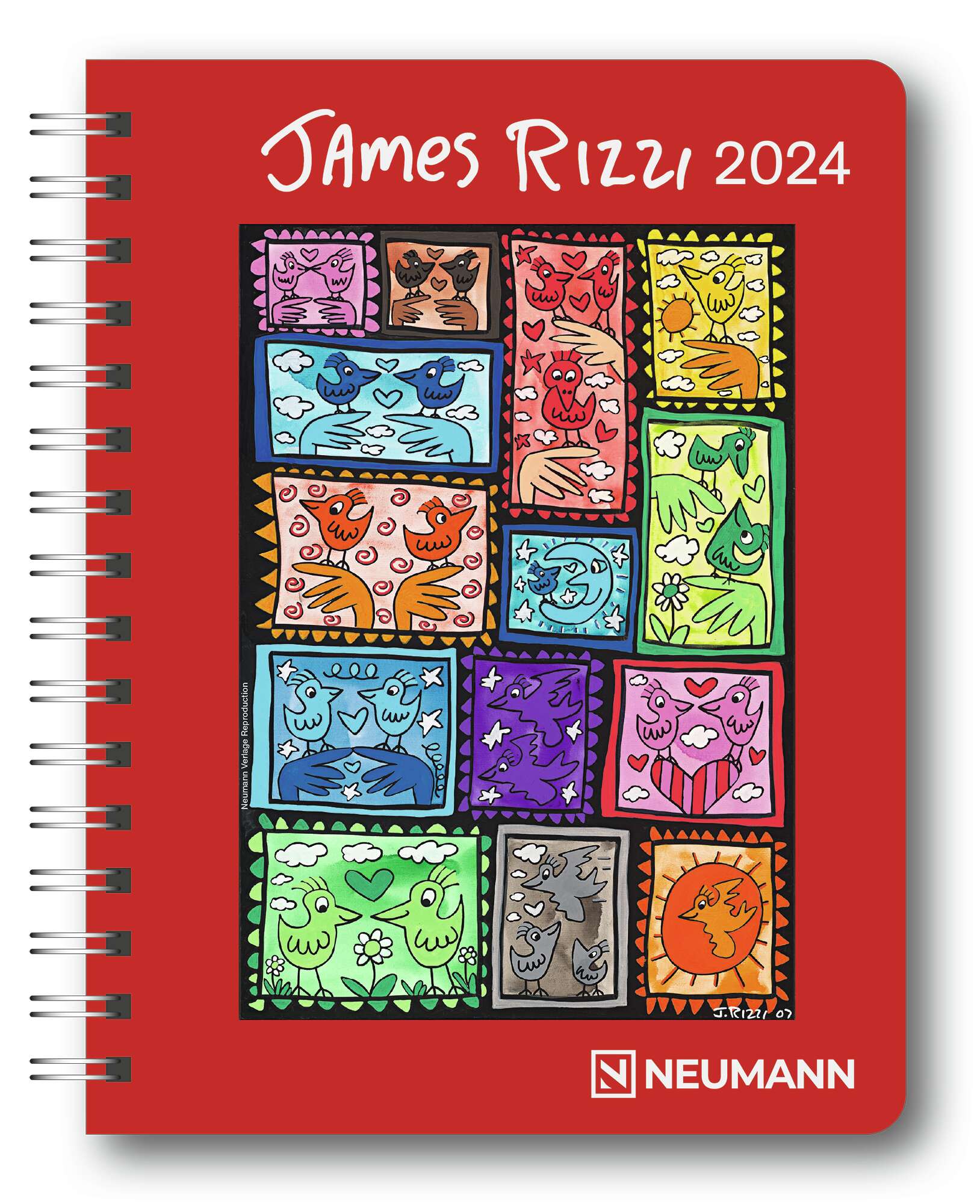 2024 James Rizzi - Bi-Weekly Diary/Planner - Art Calendars