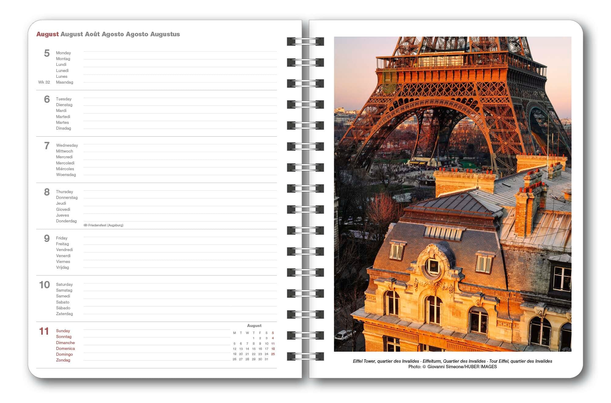 2024 Paris - Bi-Weekly Diary/Planner - Travel Calendars