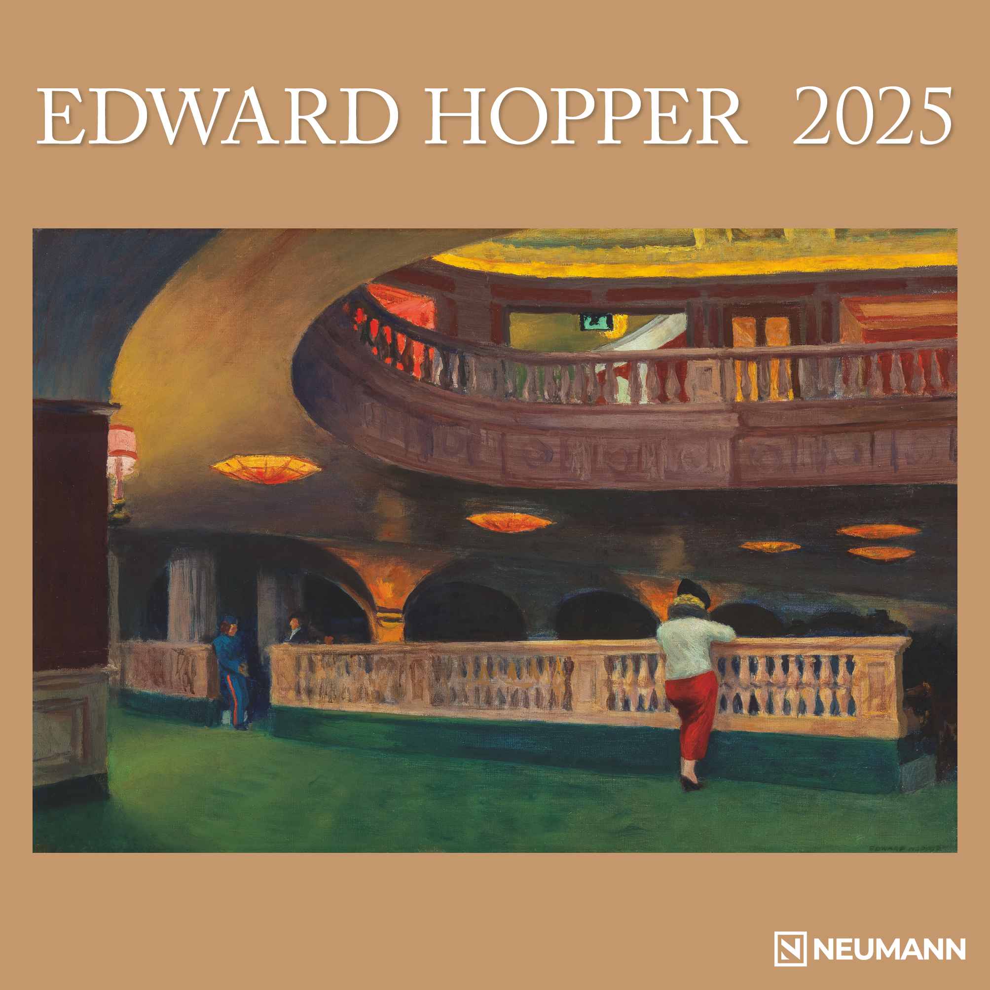 2025 Edward Hopper (by Neumann) - Square Wall Calendar