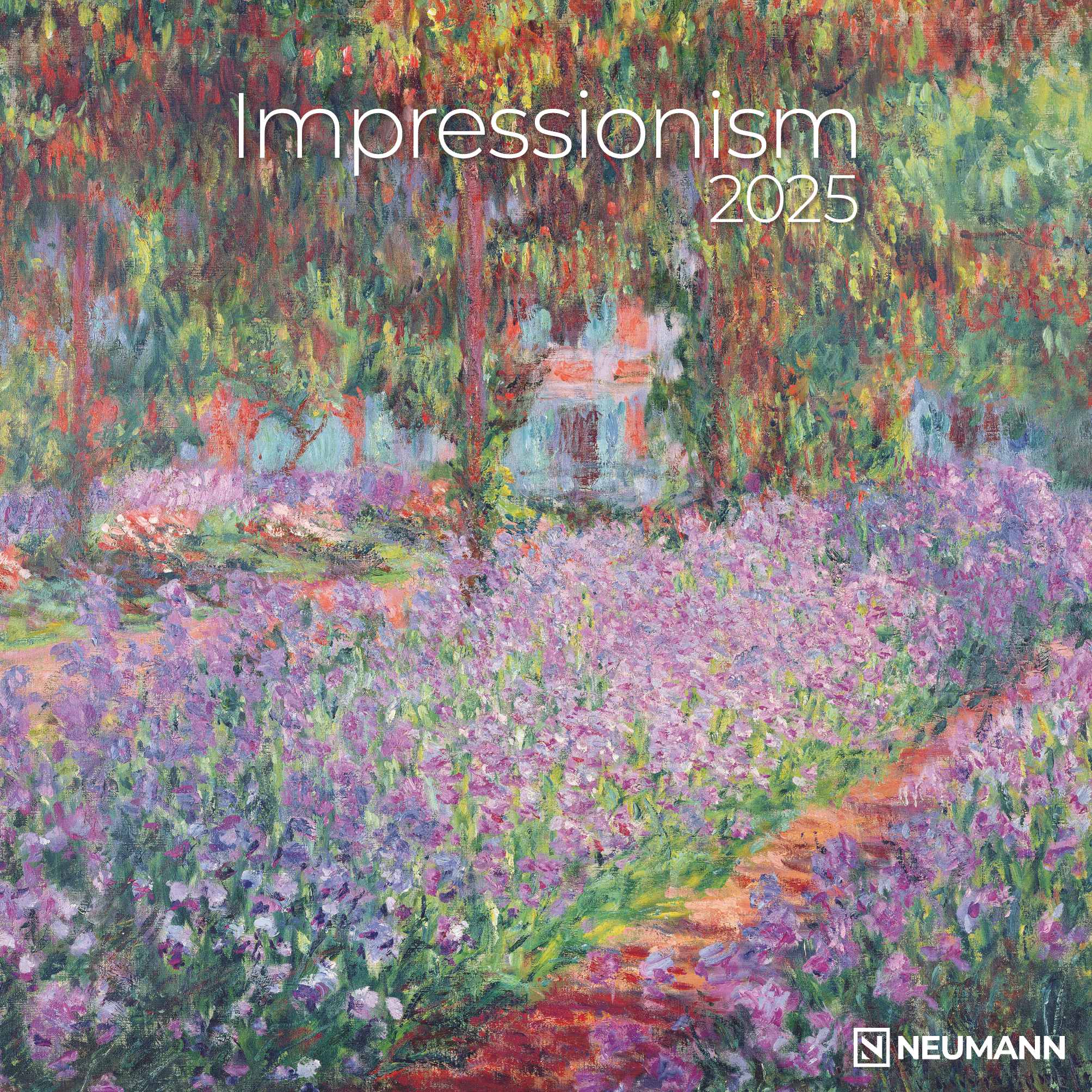 2025 Impressionism Square Wall Calendar