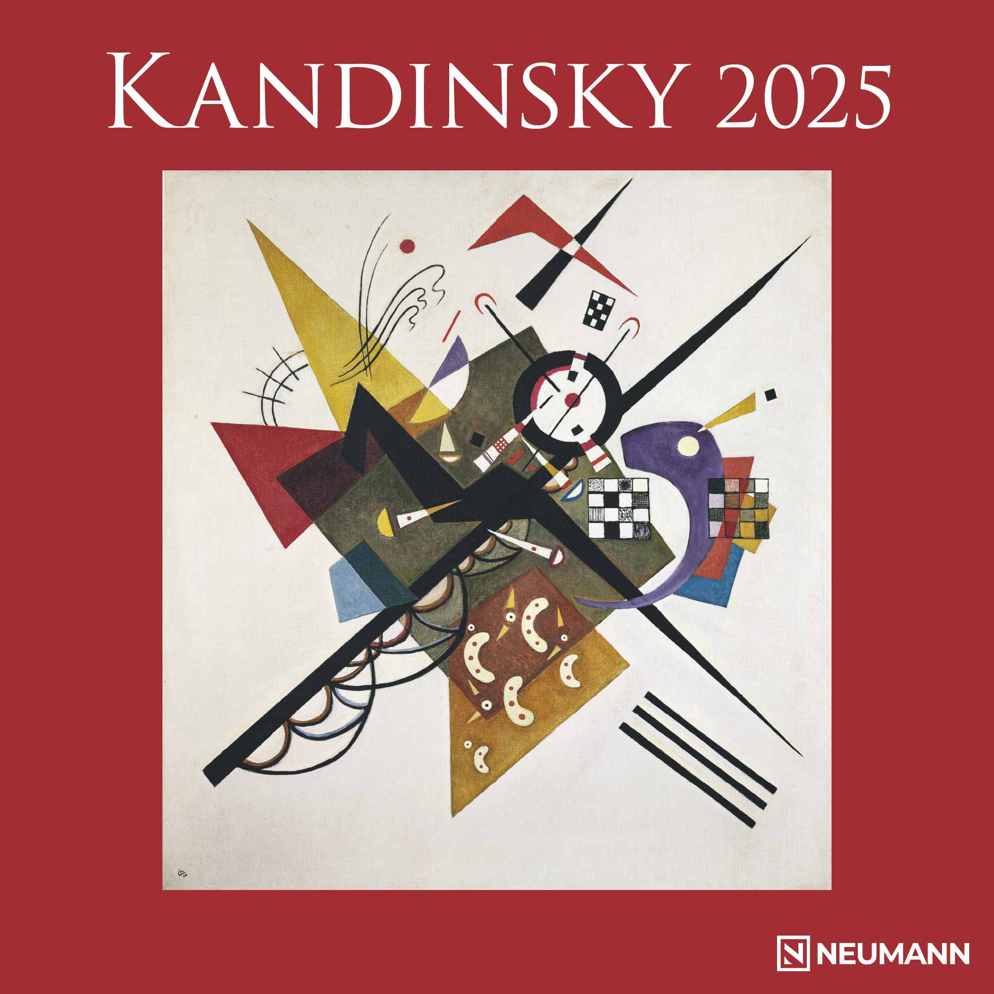 2025 Kandinsky (by Neumann) - Square Wall Calendar