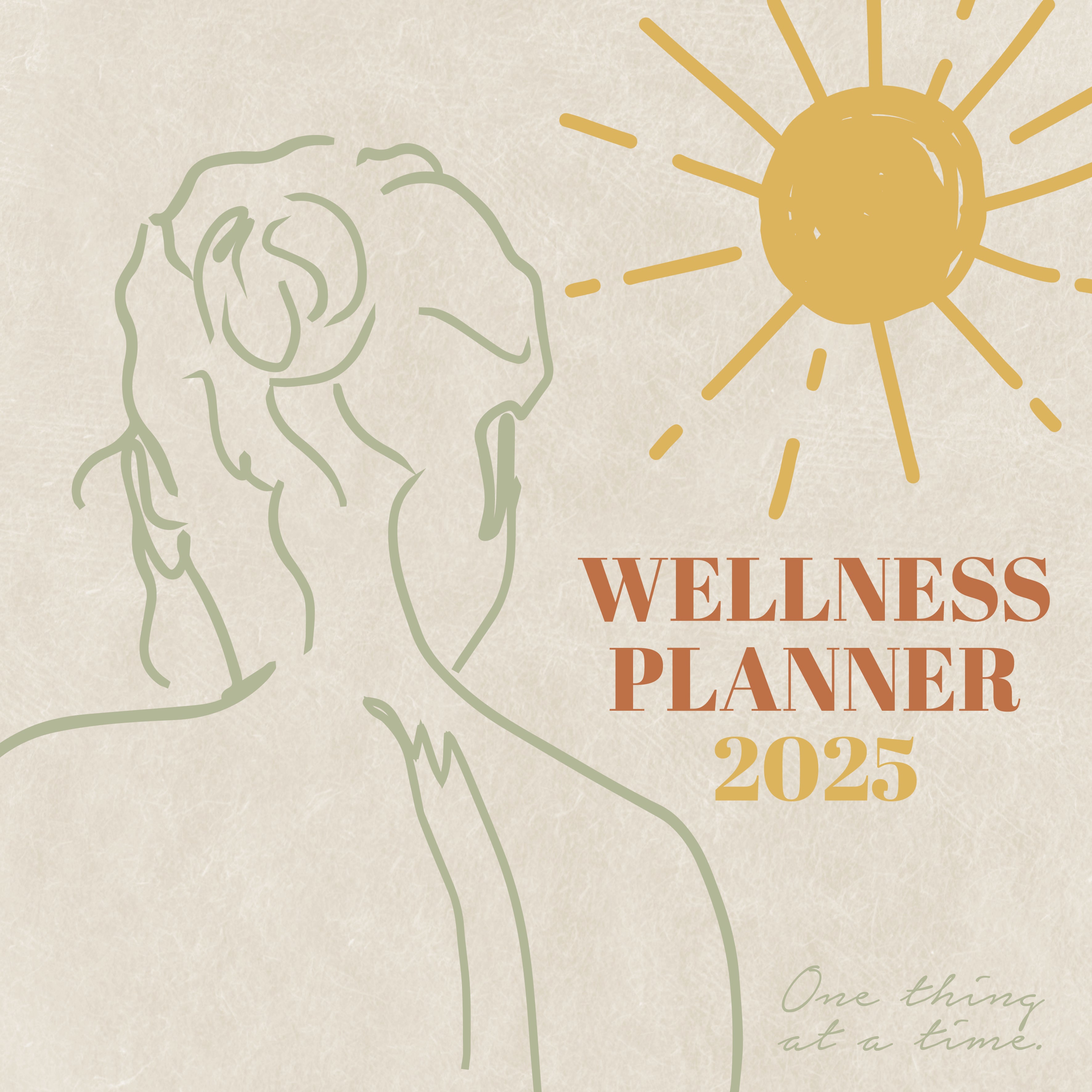 2025 Wellness - Square Wall Calendar