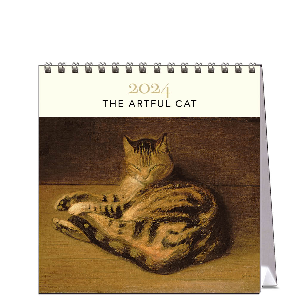 2024 The Artful Cat - Desk Easel Calendar