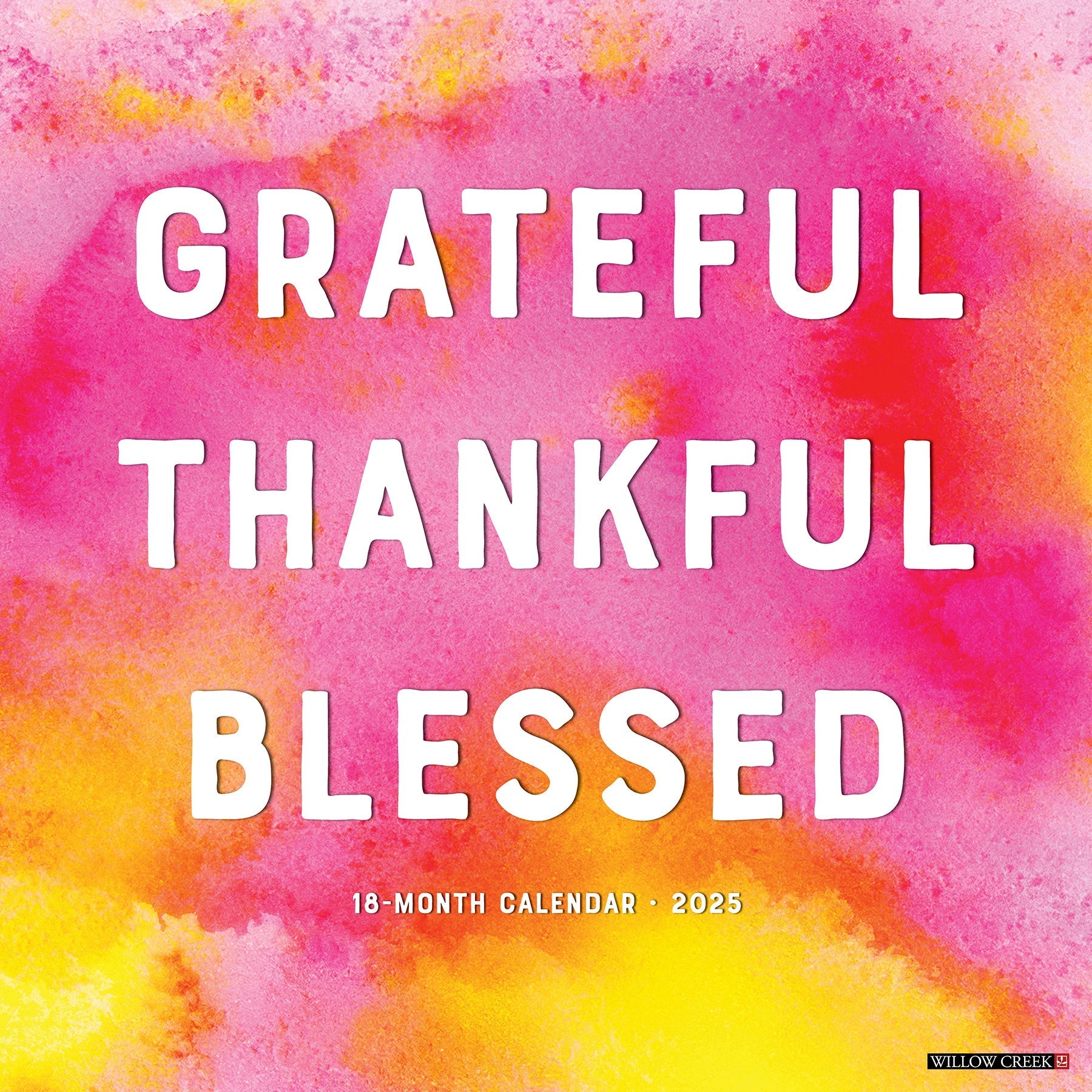 2025 Grateful, Thankful, Blessed - Square Wall Calendar (US Only)