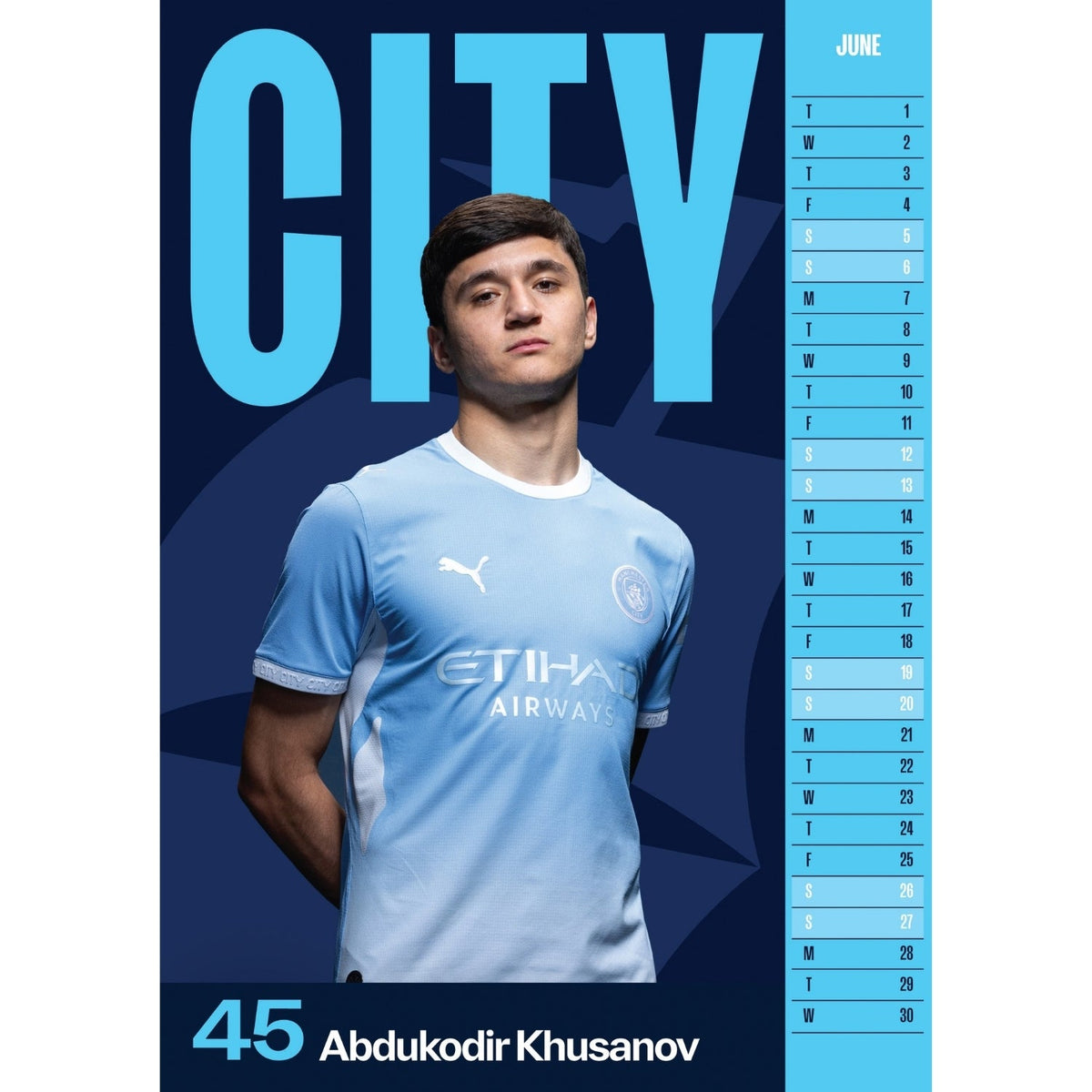 2027 Manchester City FC - A3 Wall Calendar - product image 3