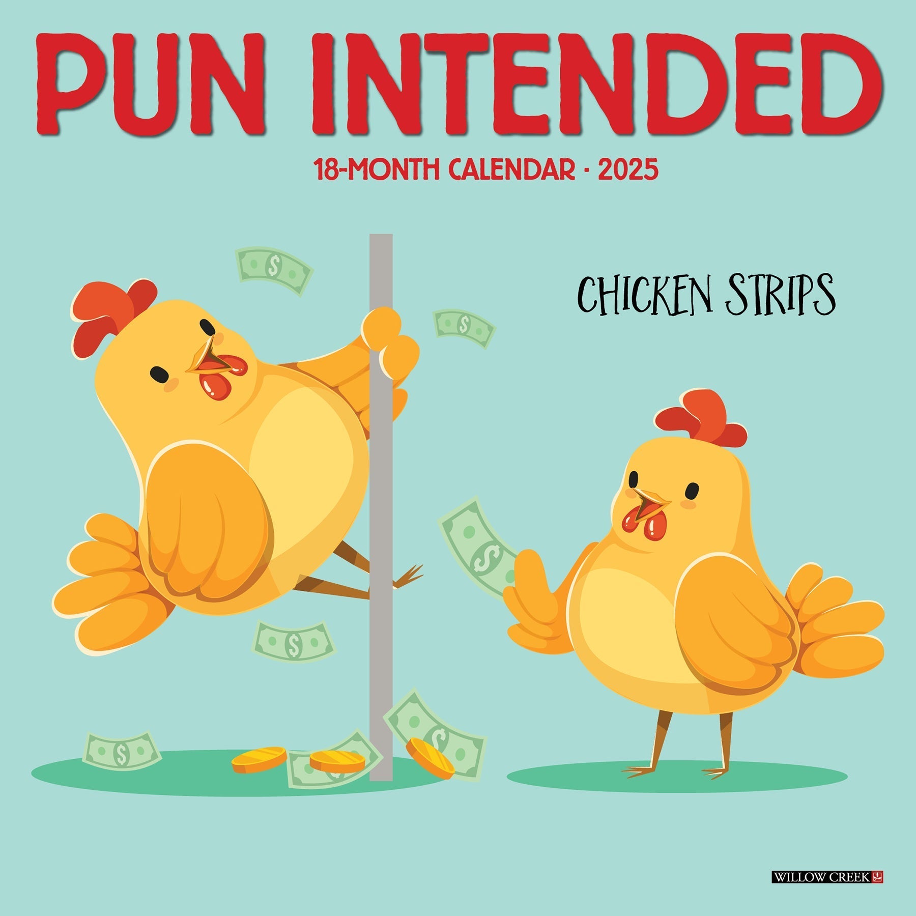 2025 Pun Intended - Mini Wall Calendar (US Only)