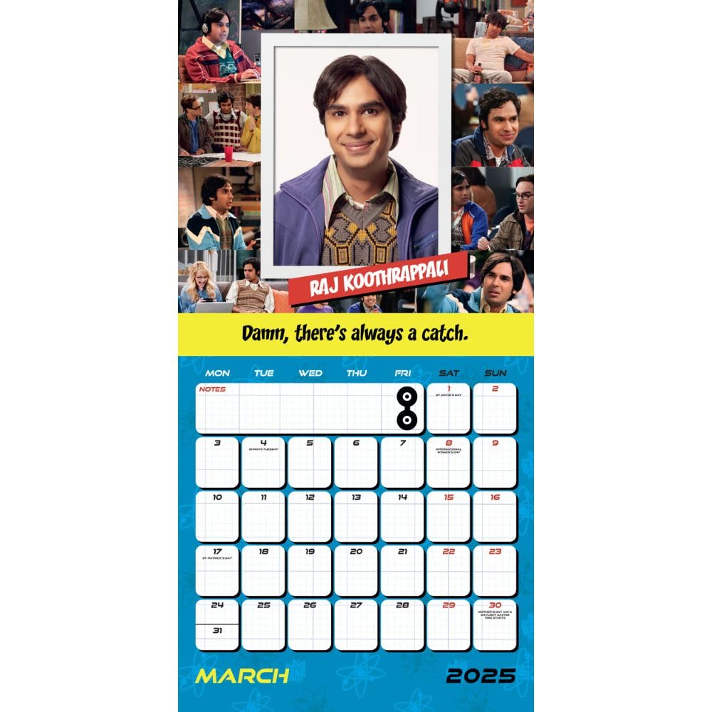 2025 The Big Bang Theory - Square Wall Calendar