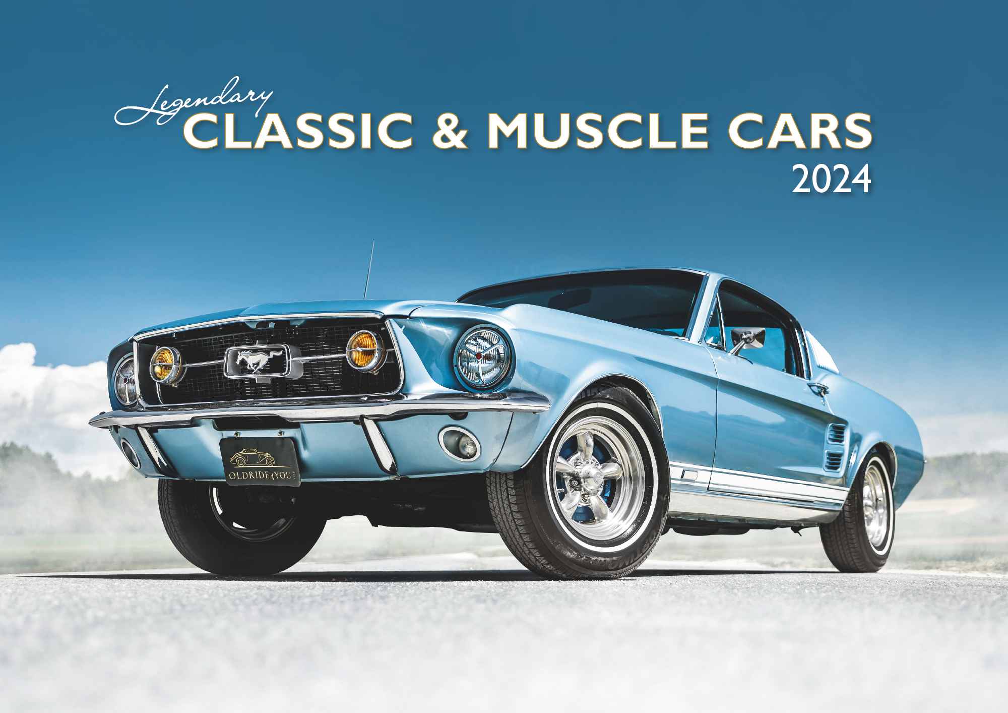 2024 Legendary Classic & Muscle Cars - Deluxe Wall Calendar