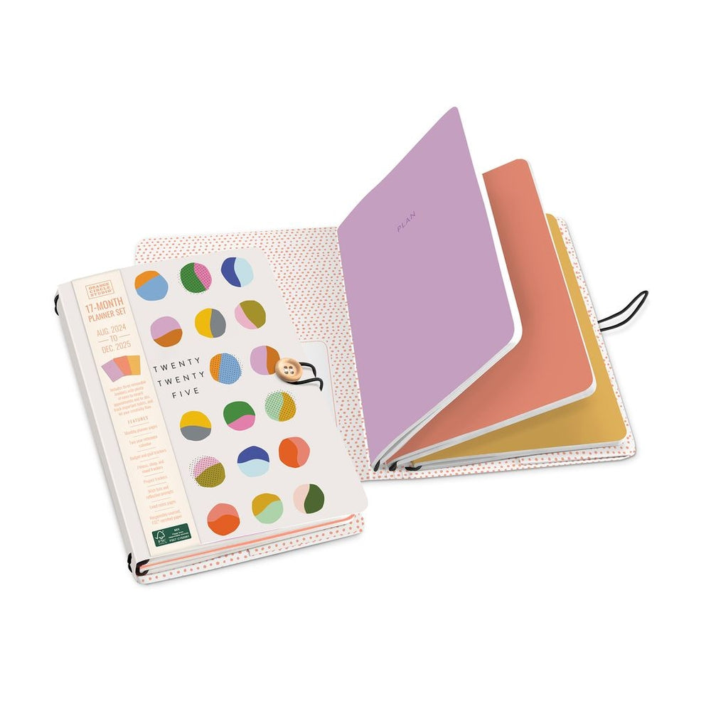 2025 Painter's Palette - Trio Monthly Diary/Planner