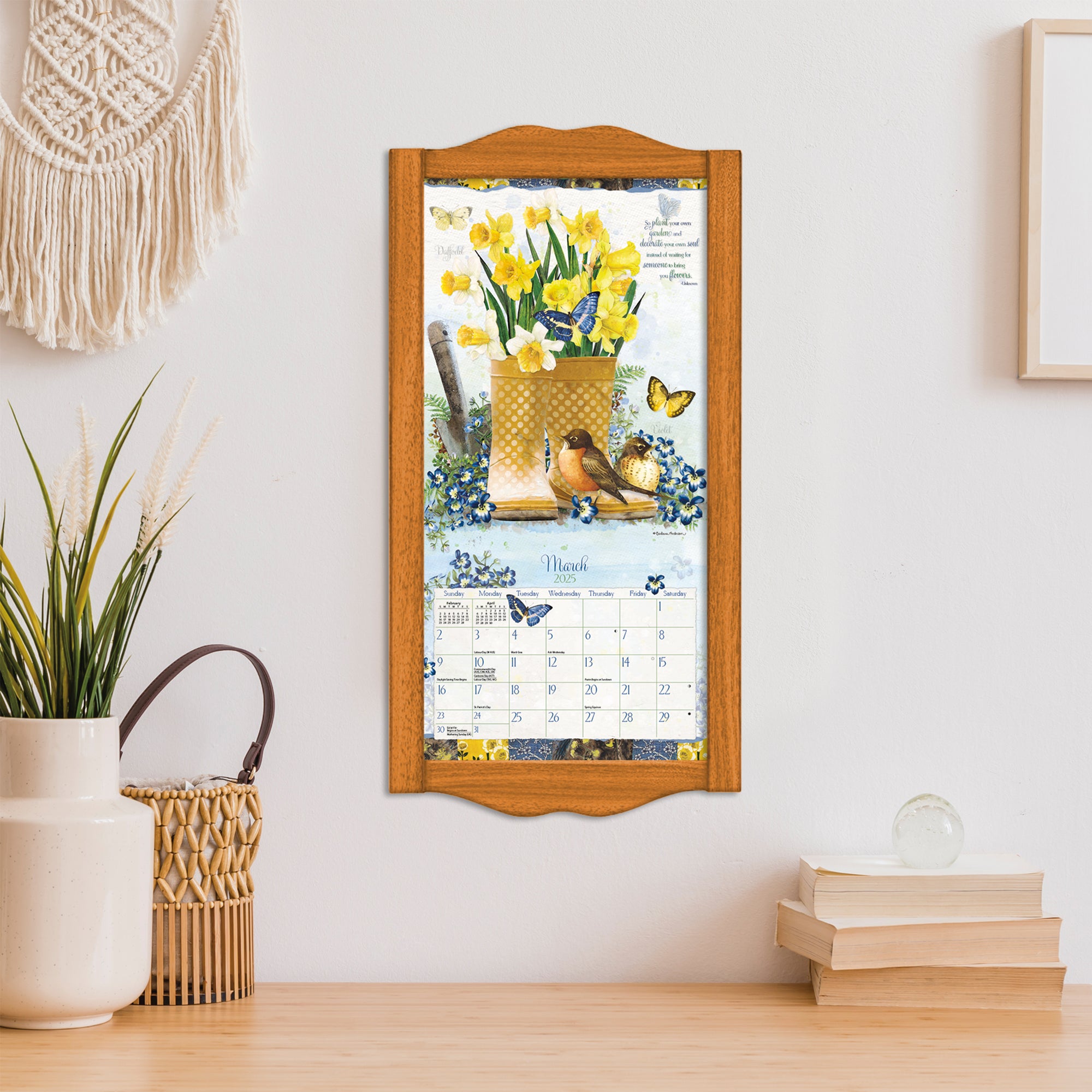 2025 Garden Botanicals - Slim Wall Calendar