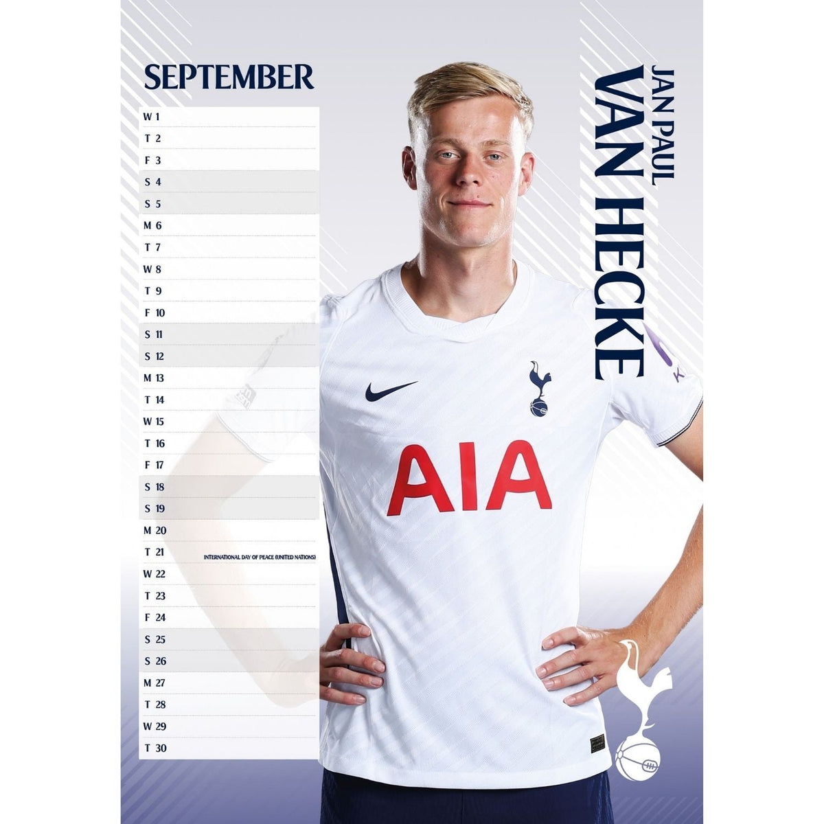 2027 Tottenham Hotspur FC - A3 Wall Calendar - product image 4