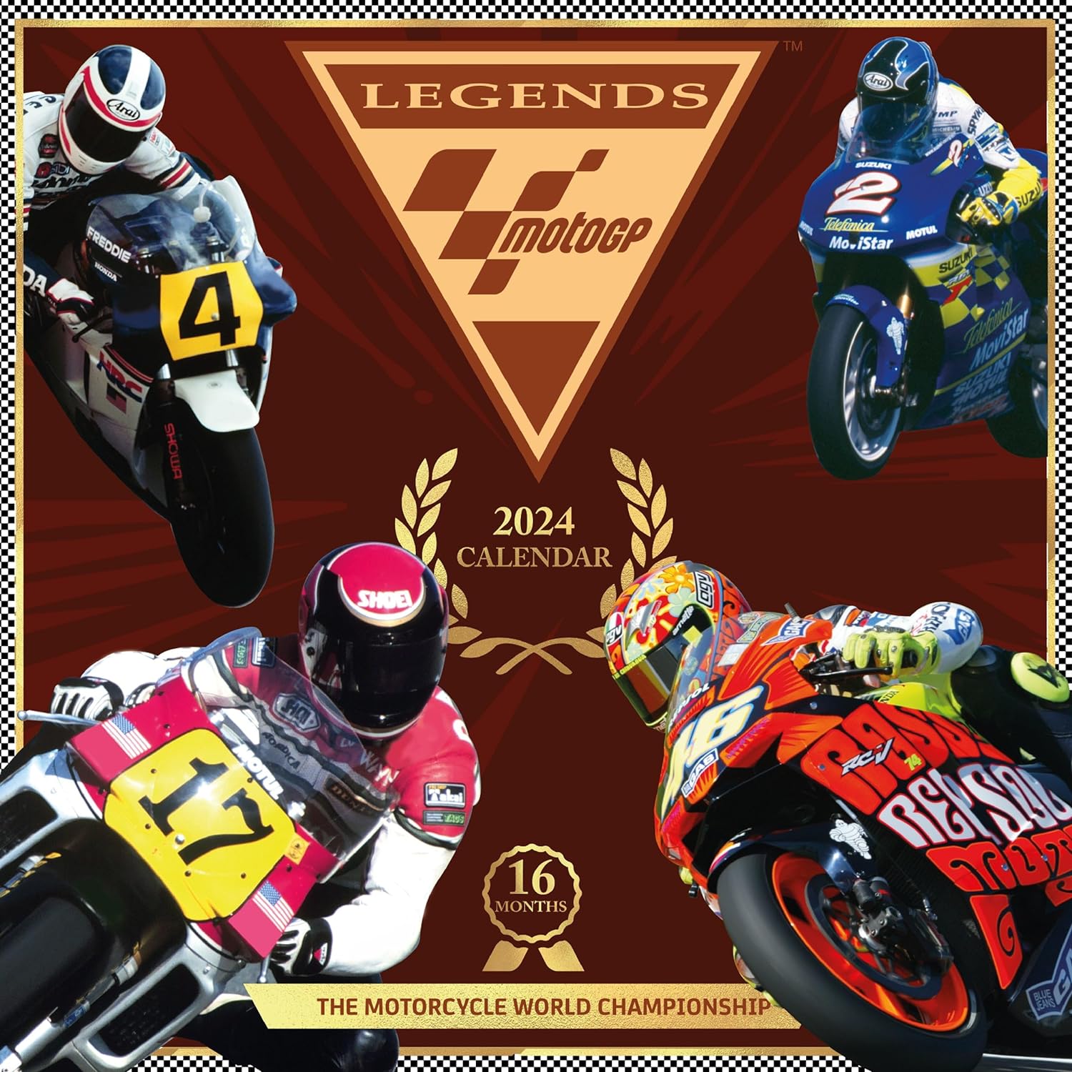 2024 Moto GP Legenda - Square Wall Calendar